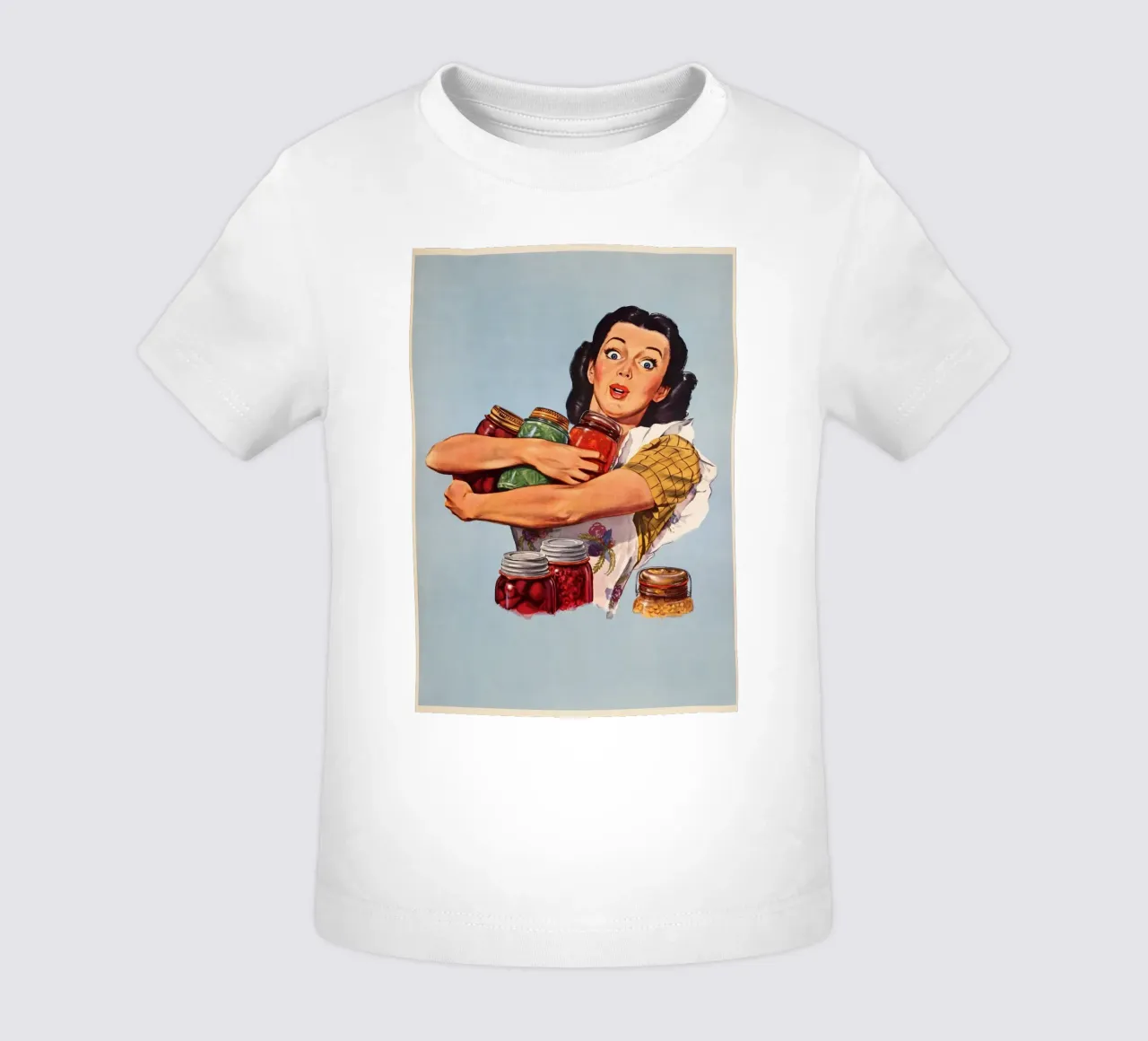Dynamic Figures Flags Modernist Illustration Print baby t-shirt by NorwesClub