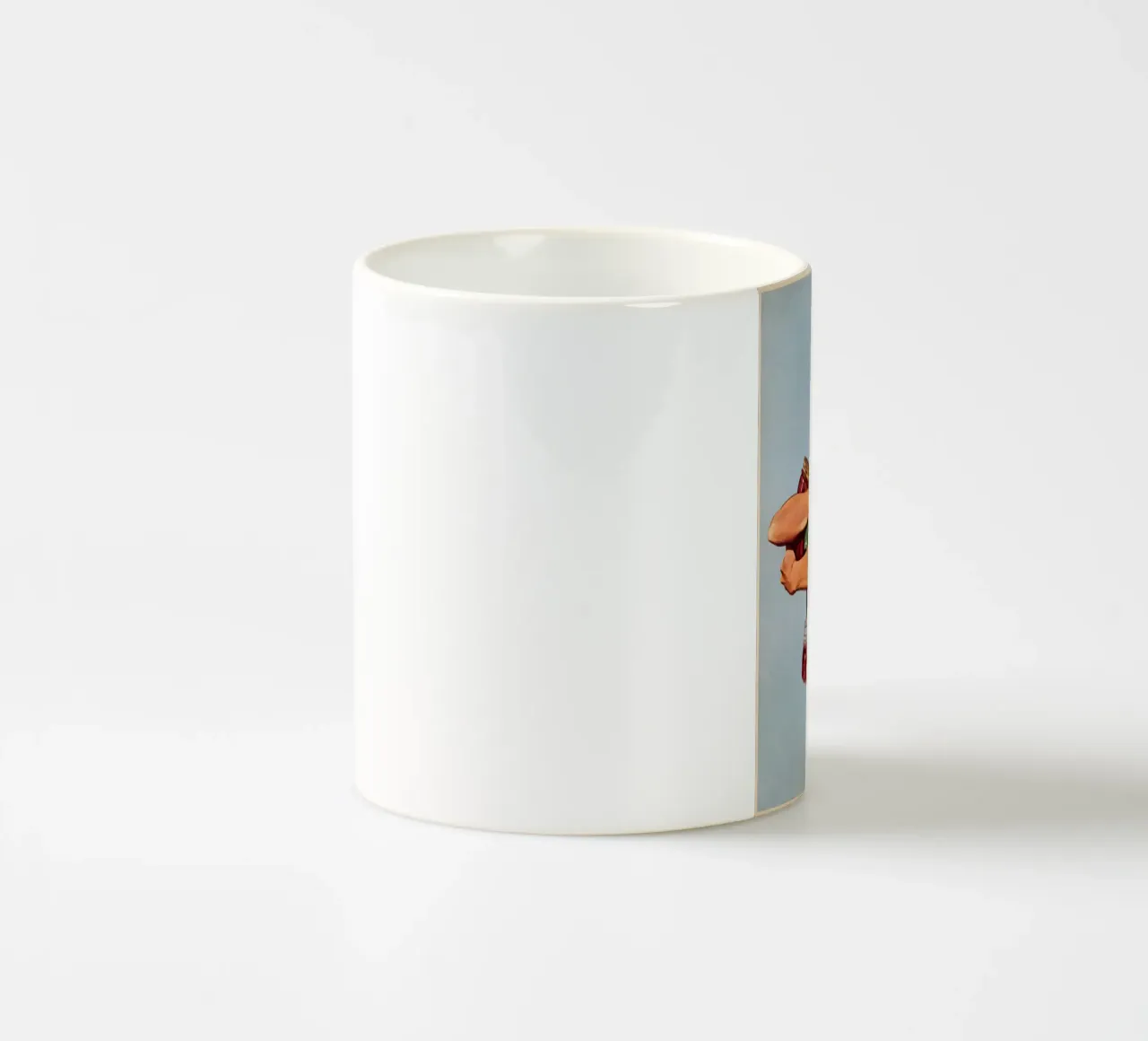 Dynamic Figures Flags Modernist Illustration Print ceramic mug by NorwesClub
