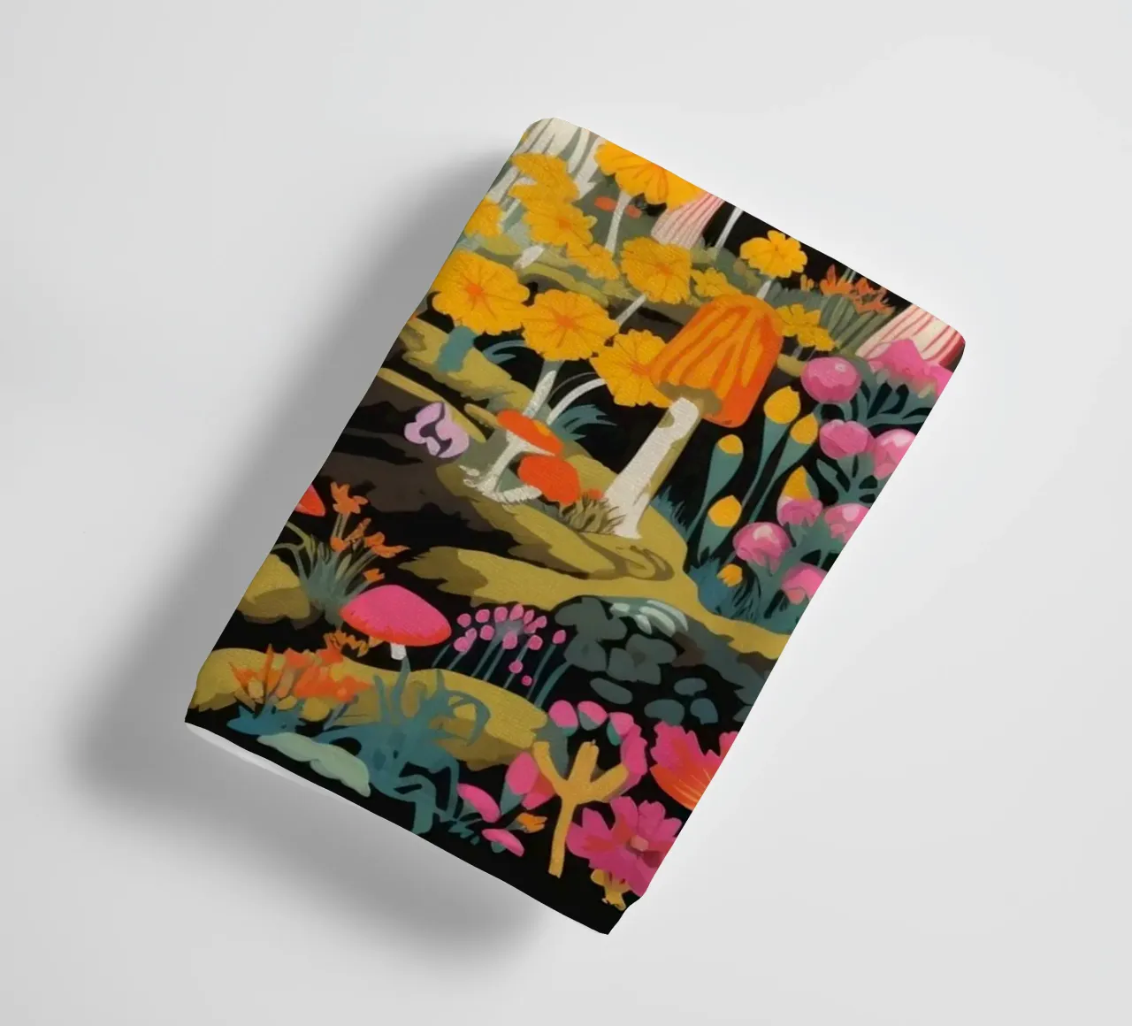 Champignon géant Fantasy Landscape Art Print serviette de bain de NorwesClub
