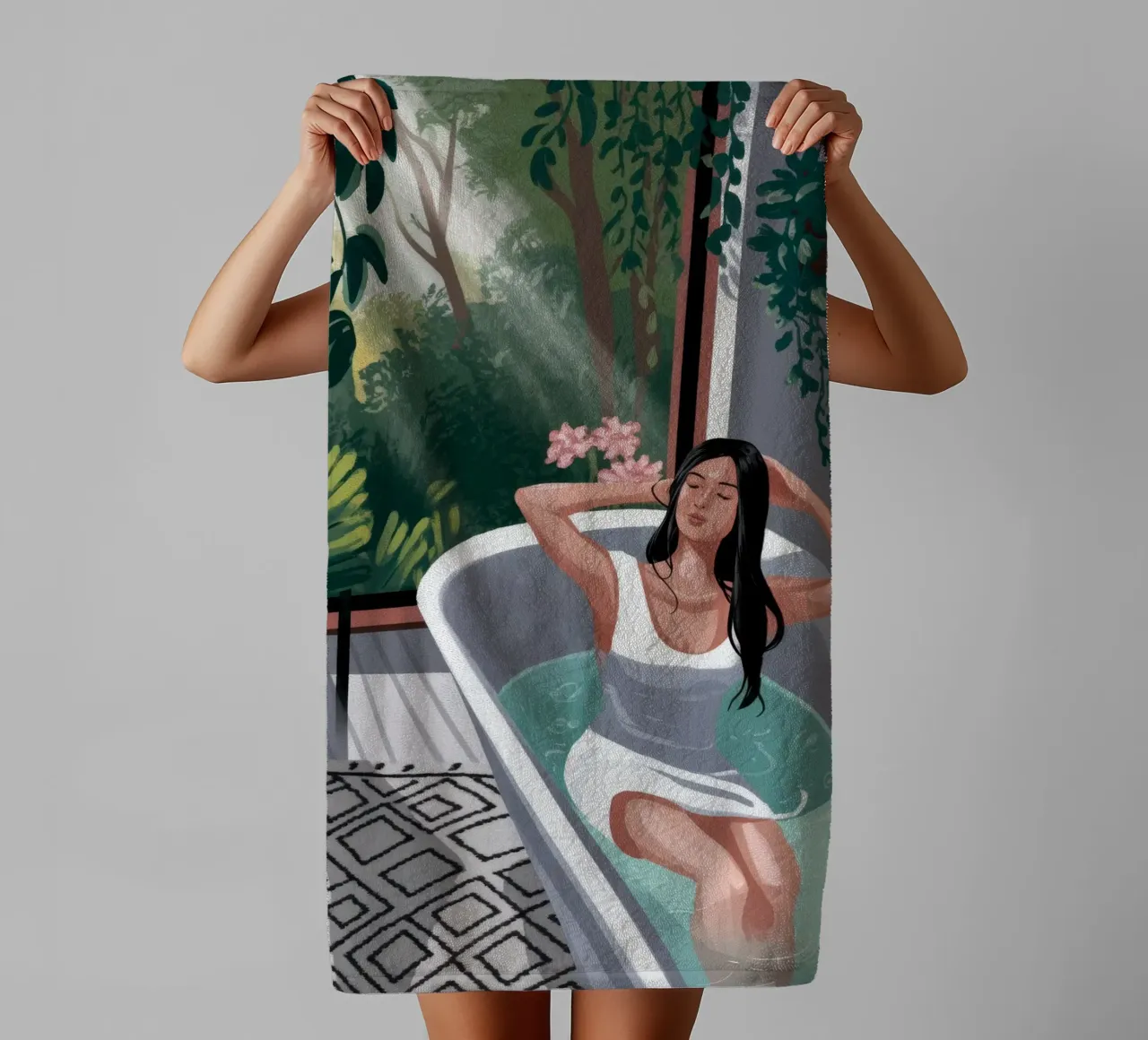 Refreshing Bath Escape towel by Fine Sanctuary