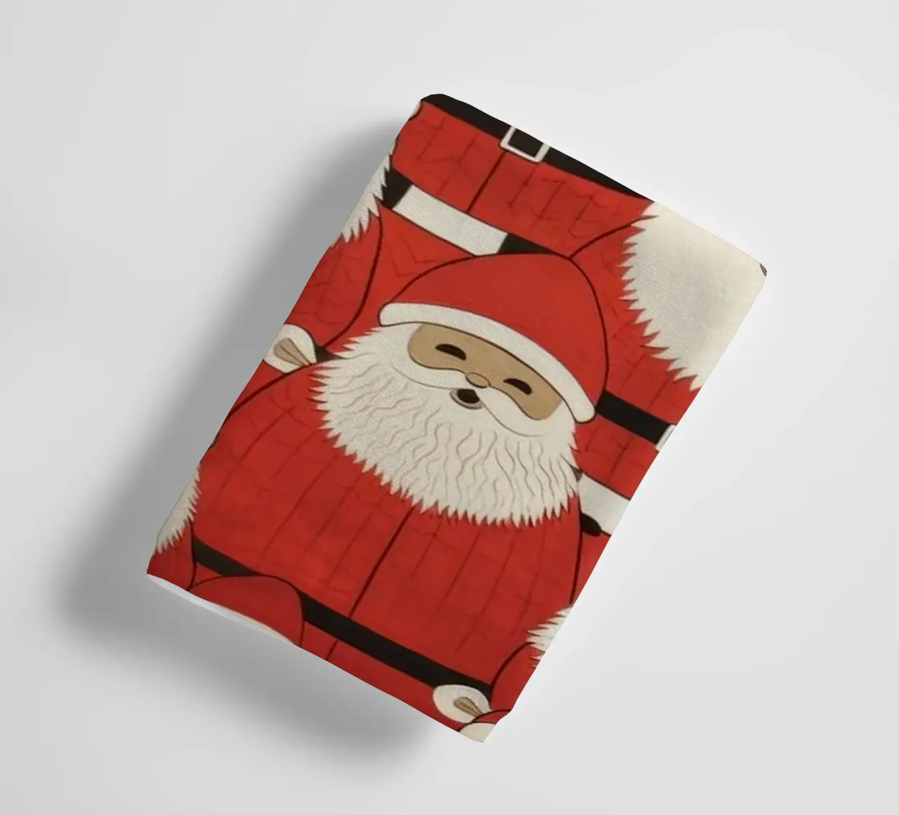 Santa Claus Christmas Repeating Pattern Art Print towel by NorwesClub