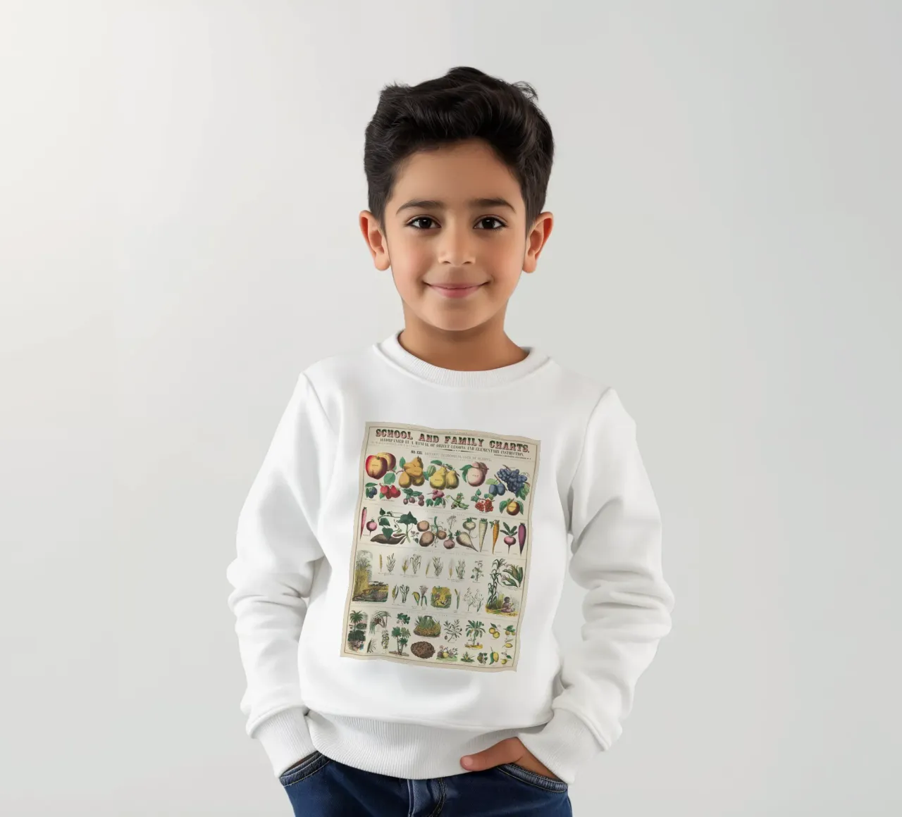 Poster botanico di piante felpa bambino da ARTVI-SHOP