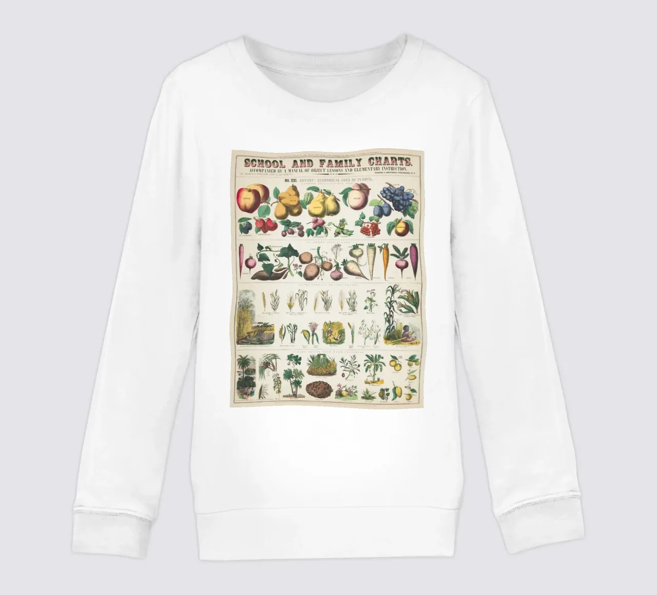 Poster botanico di piante felpa bambino da ARTVI-SHOP