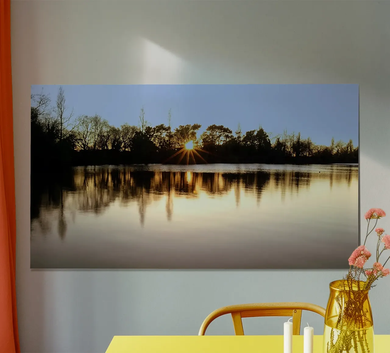 FAA301. A MOMENT OF MEDITATION. poster con telaio in legno da Thierry vobmann photography