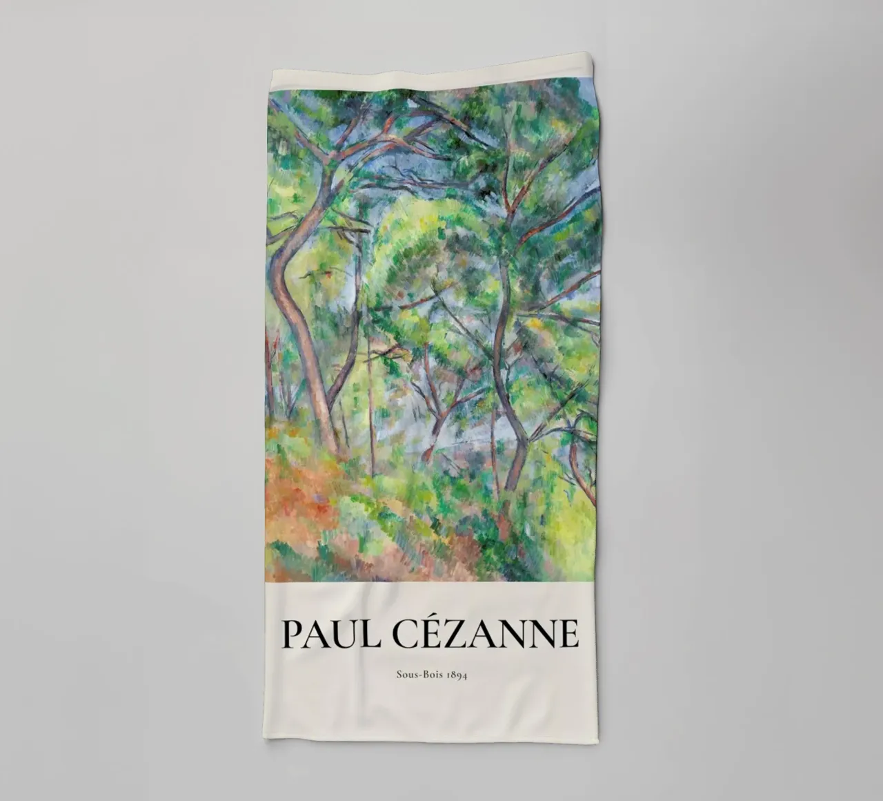 Cézanne - Sous-Bois asciugamano da bagno da ARTOTHEK