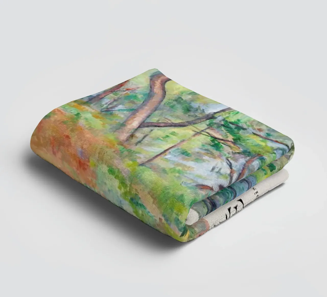 Cézanne - Sous-Bois asciugamano da bagno da ARTOTHEK