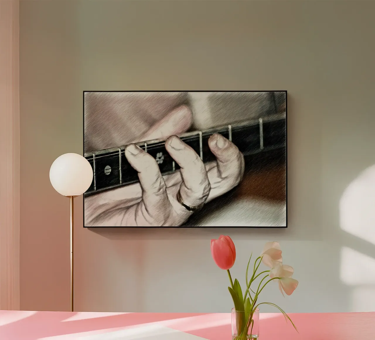 Bouzouki plexiglass da Massimo Frascogna