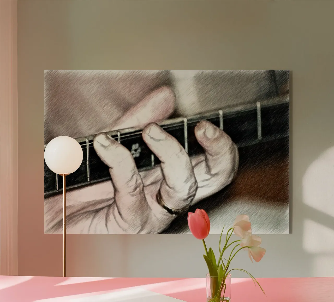 Bouzouki plexiglass da Massimo Frascogna