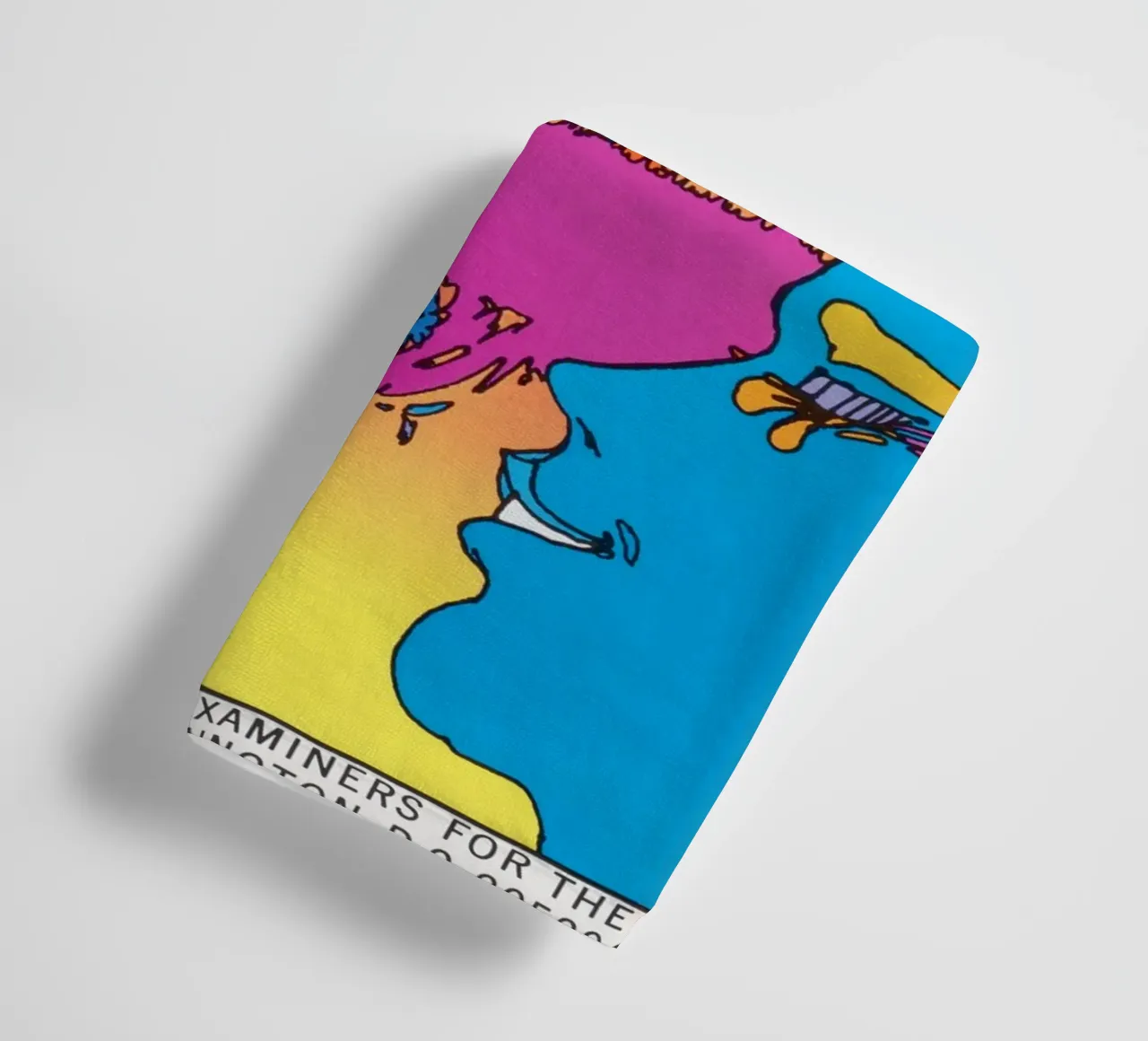 Poster psichedelico Peter Max USIA Foreign Service asciugamano da bagno da NorwesClub