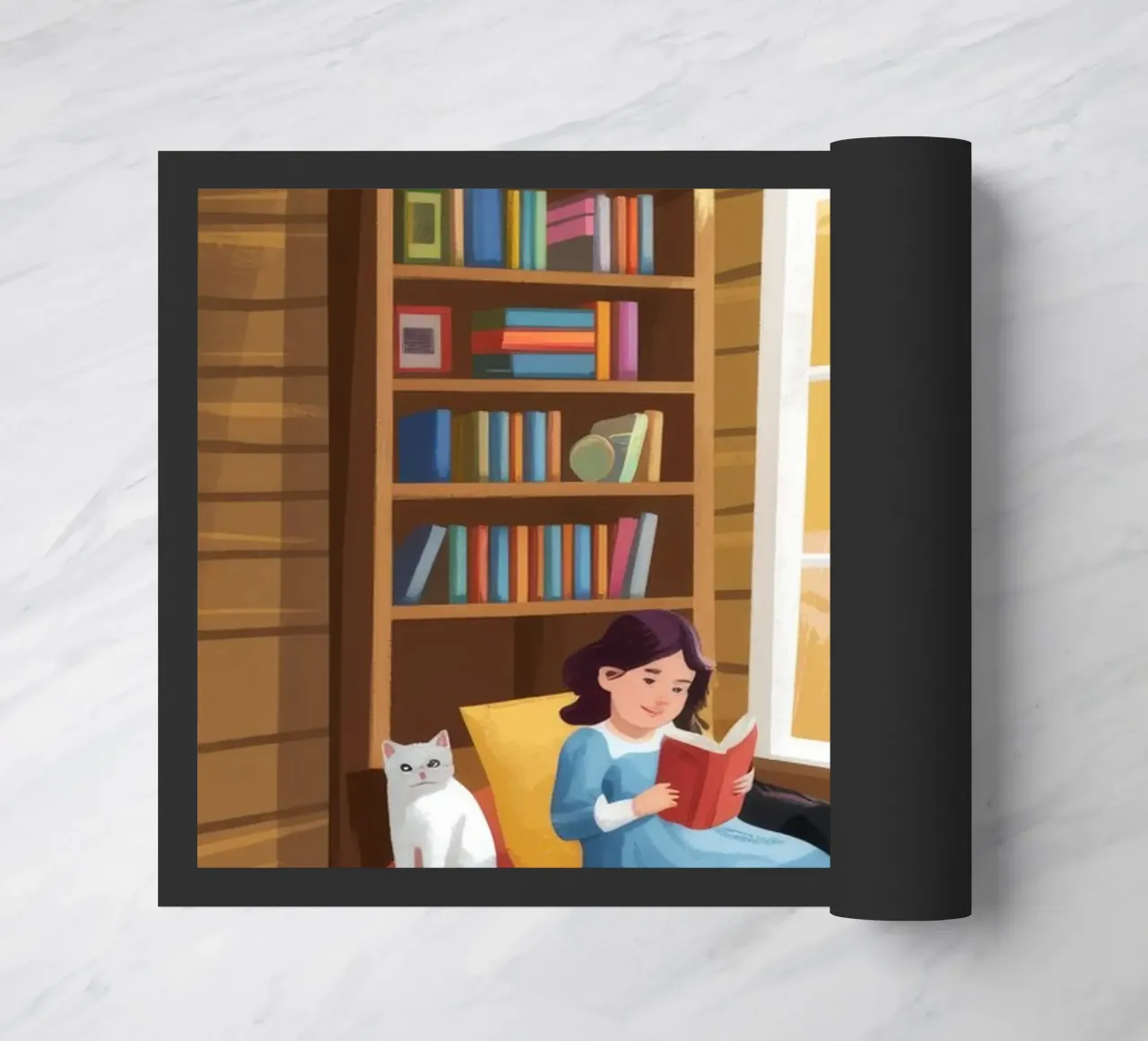 Coin lecture confortable paillasson de Fine Sanctuary