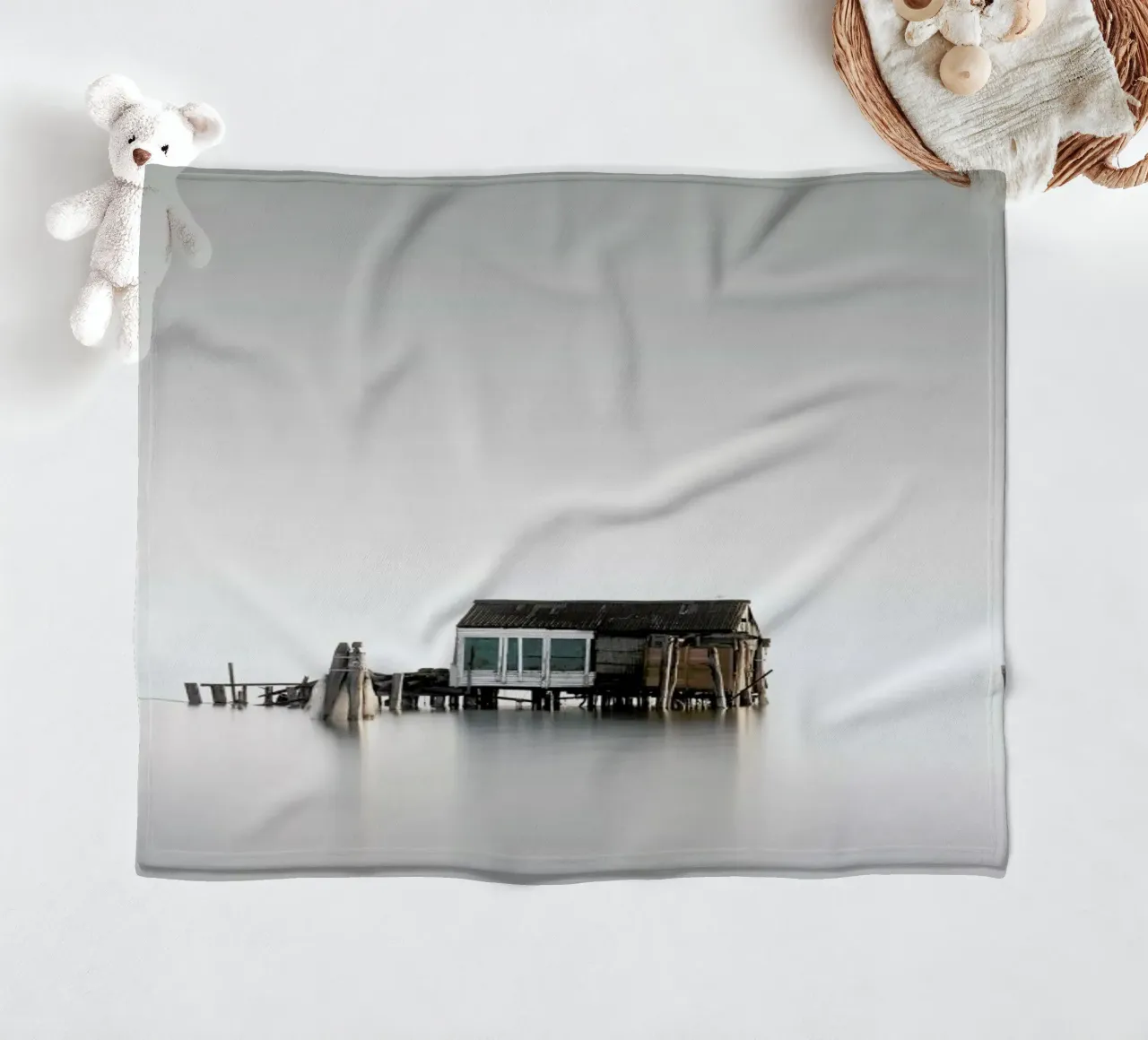Venedig- Vecchio Study 12 fleece blanket by Håggard Photography | Ronny Behnert
