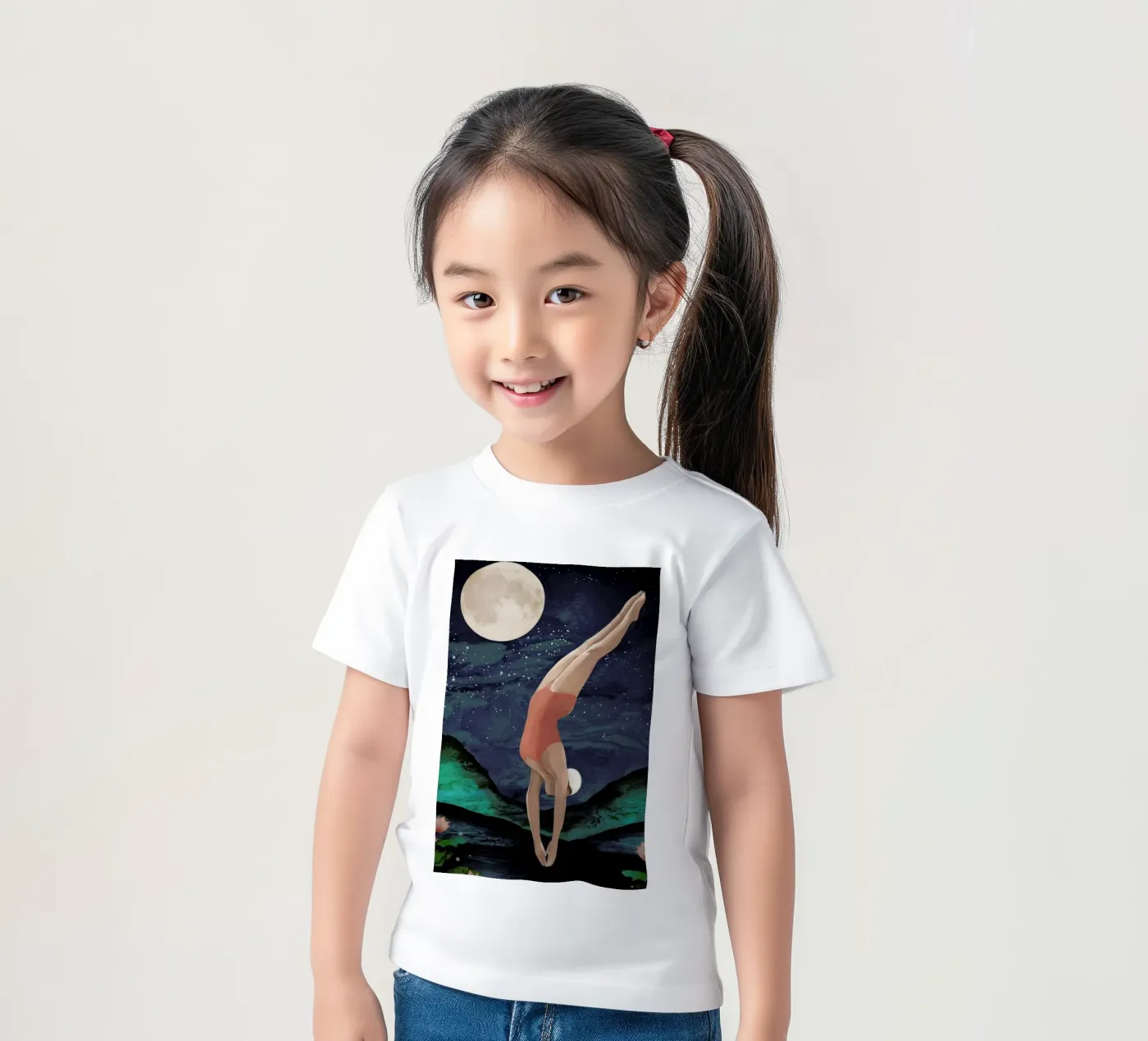 Dive t-shirt bambini da Laura Graves