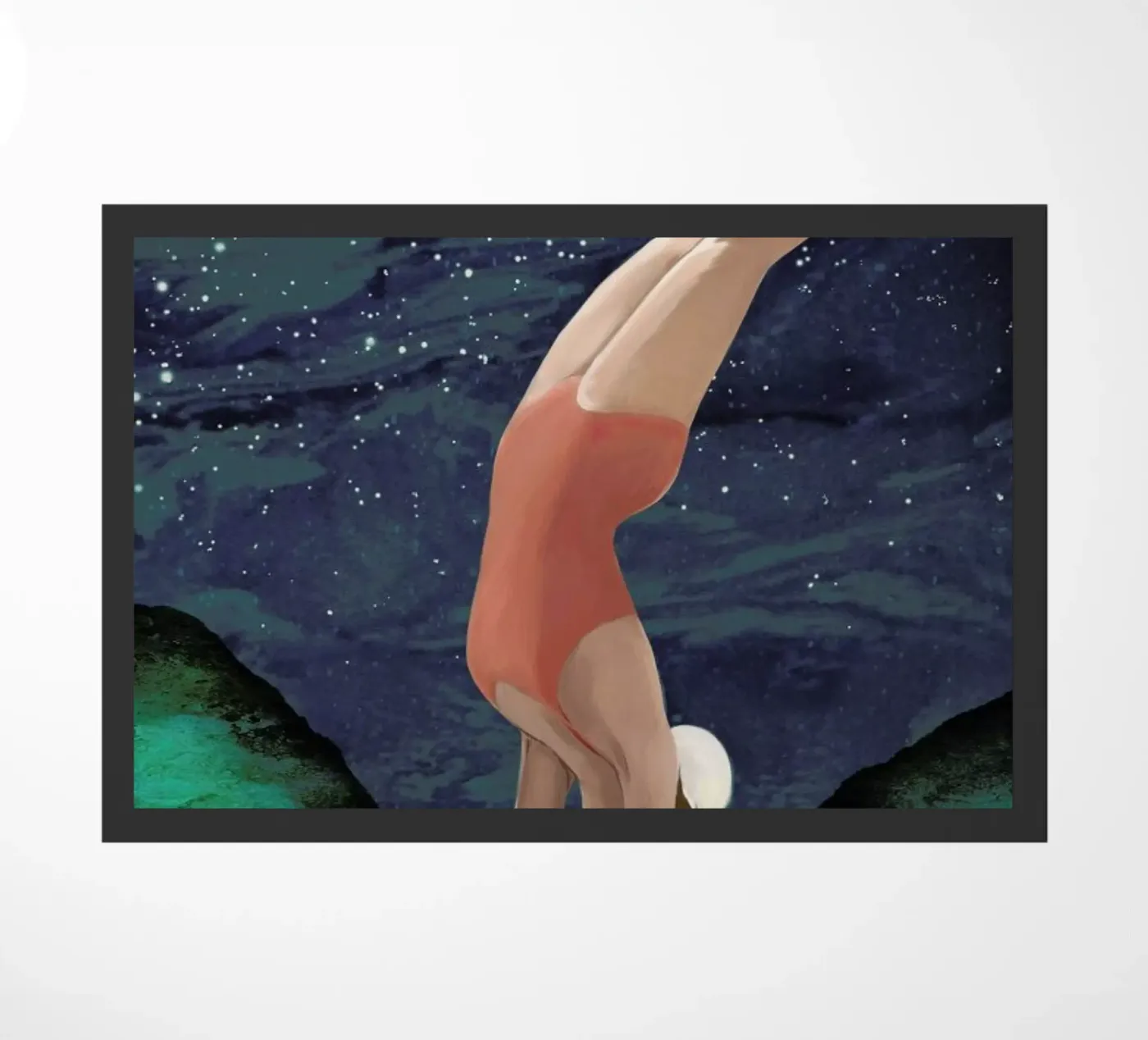 Dive doormat by Laura Graves