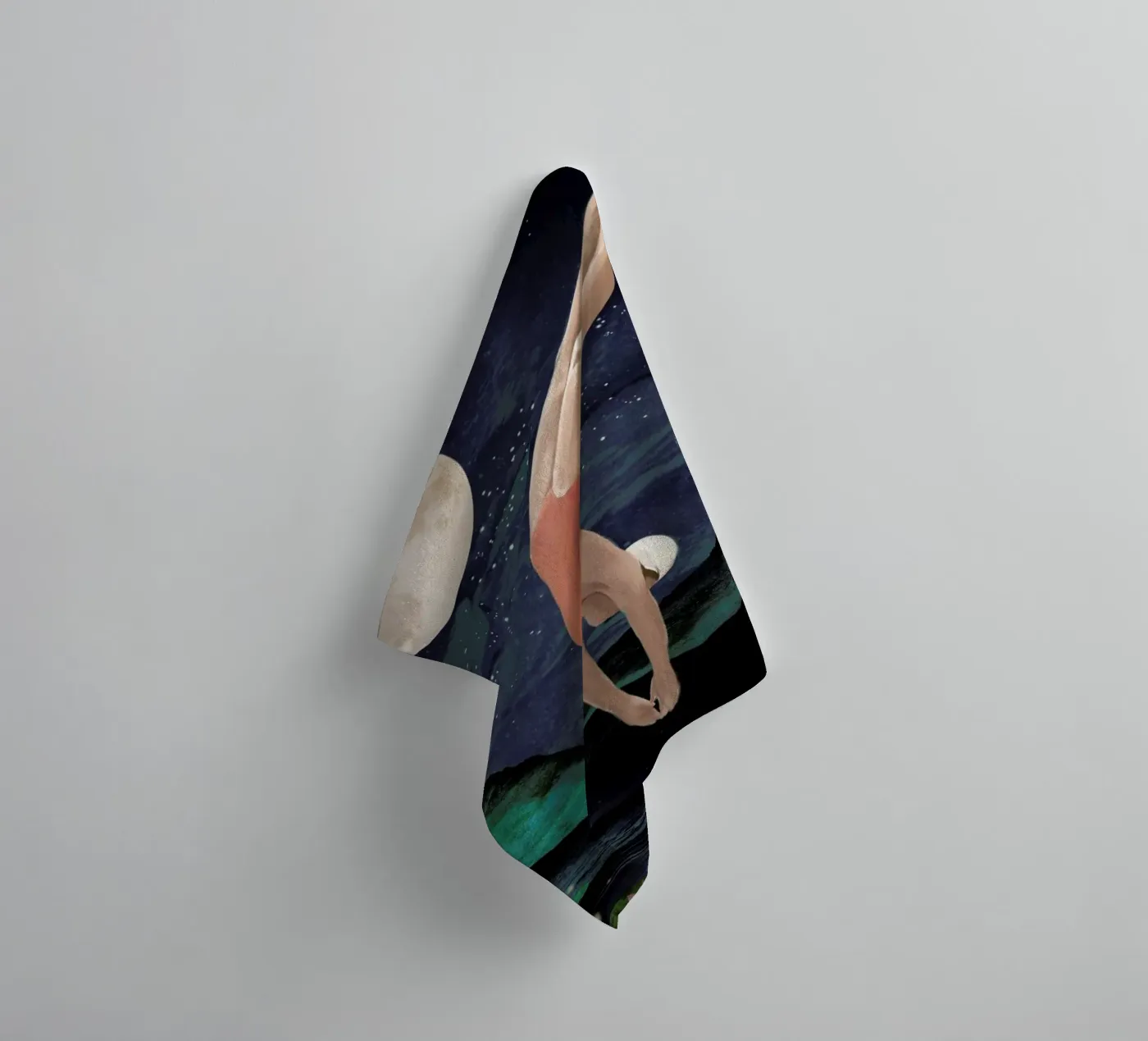 Dive towel by Laura Graves