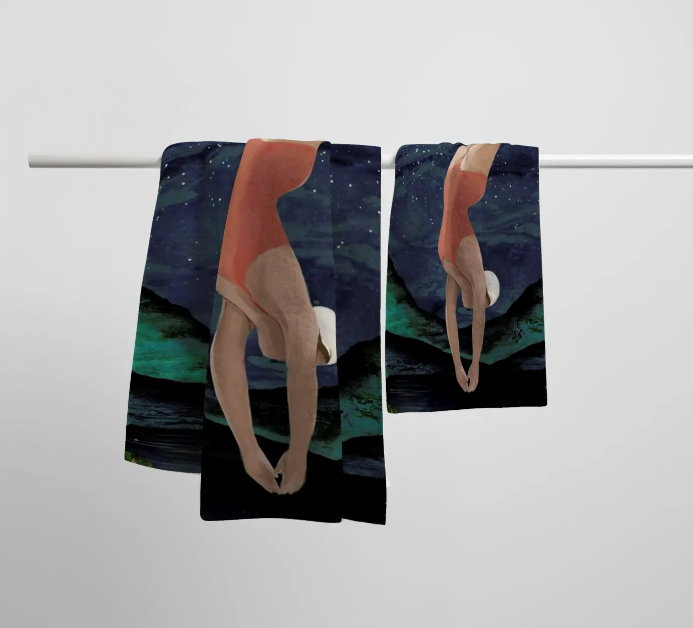 Dive towel by Laura Graves