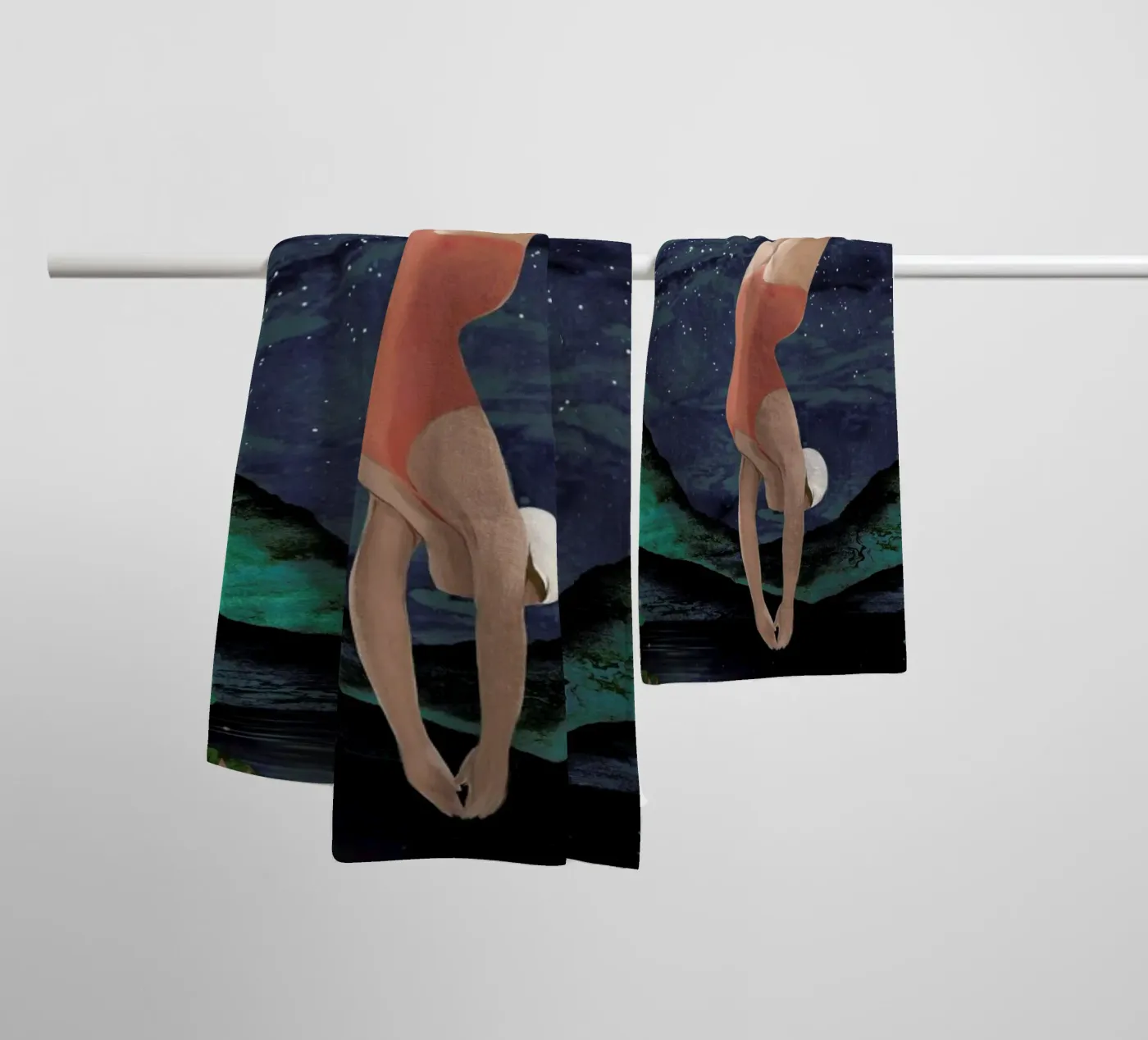 Dive asciugamano da bagno da Laura Graves
