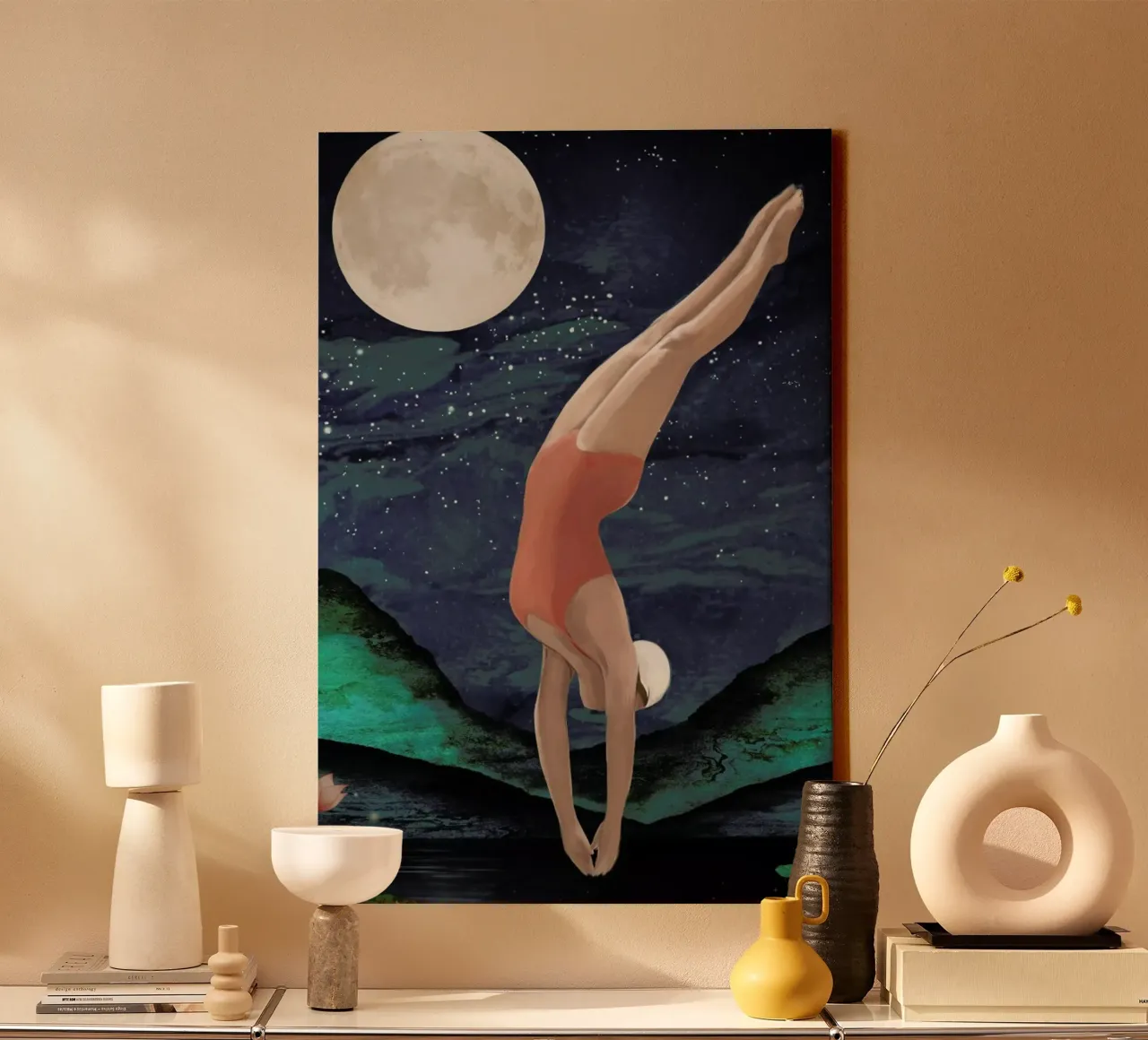 Dive tela da Laura Graves