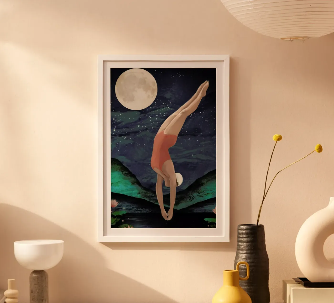 Dive Poster von Laura Graves