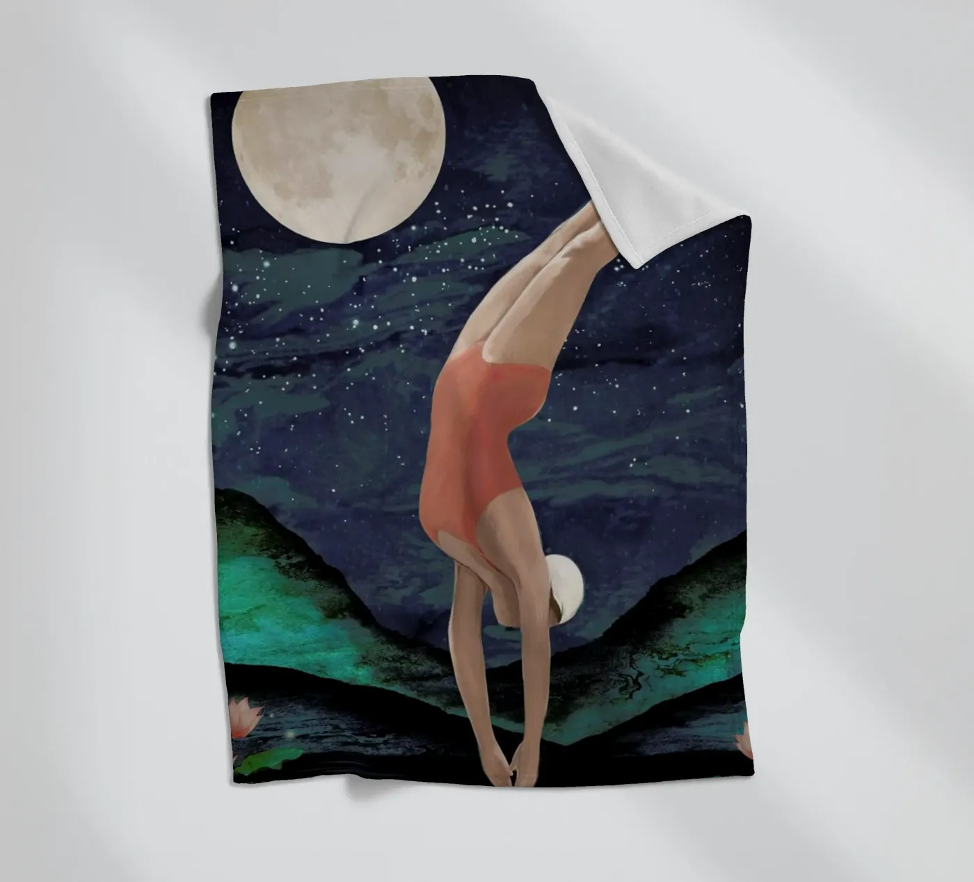 Dive Fleecedecke von Laura Graves