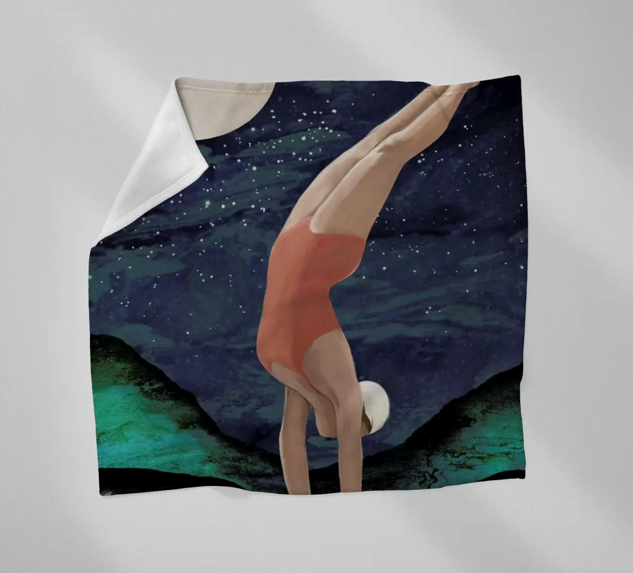 Dive Fleecedecke von Laura Graves