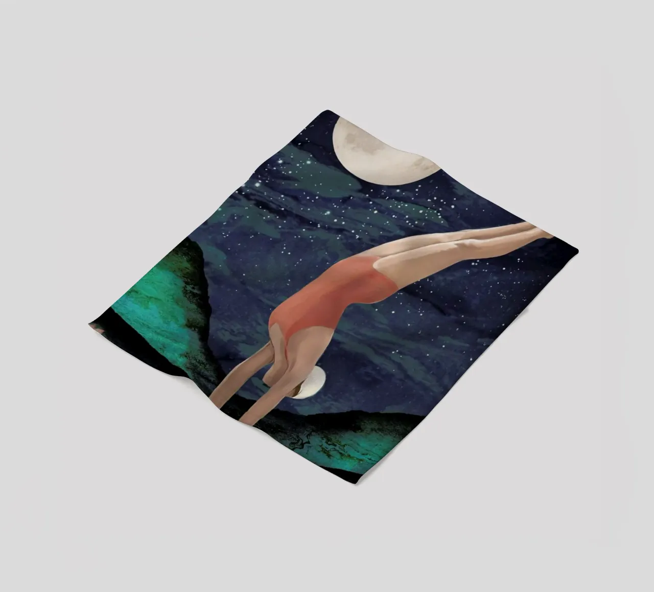 Dive Fleecedecke von Laura Graves