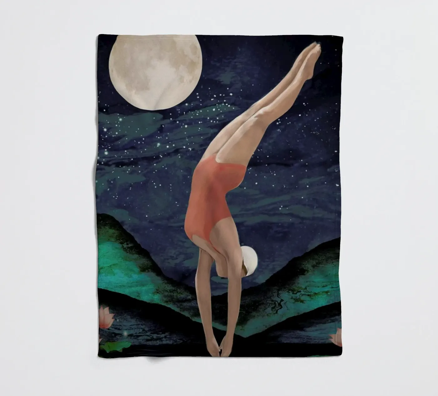 Dive Fleecedecke von Laura Graves