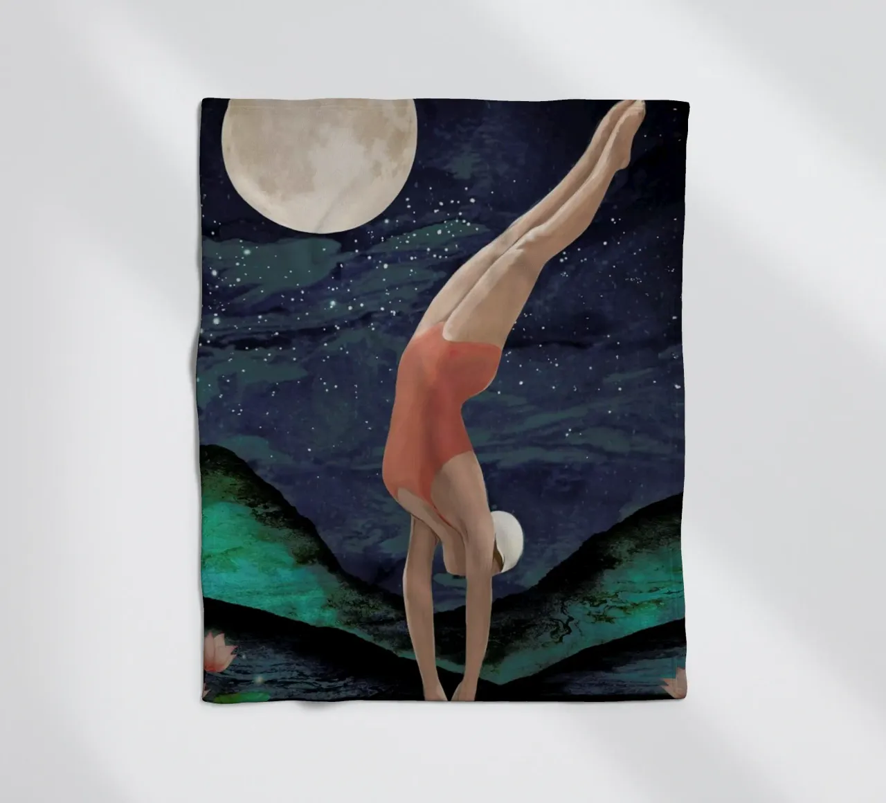 Dive Fleecedecke von Laura Graves