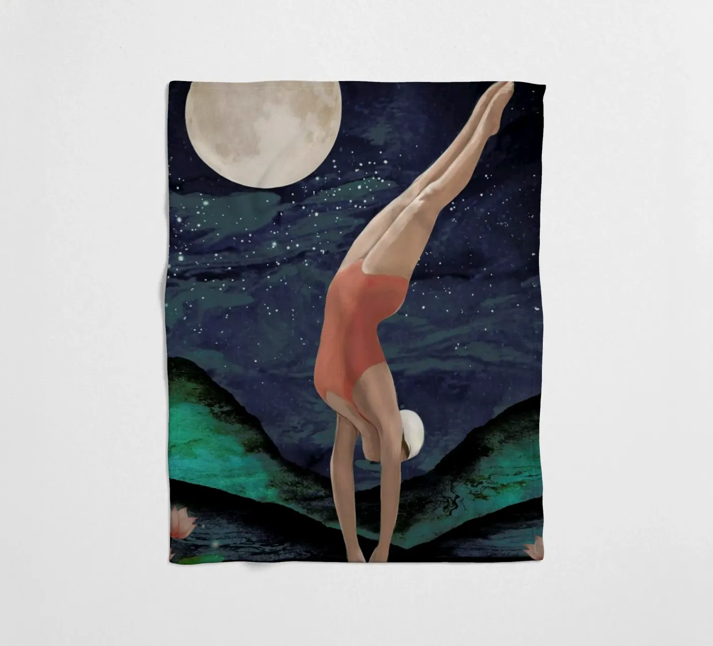 Dive Fleecedecke von Laura Graves