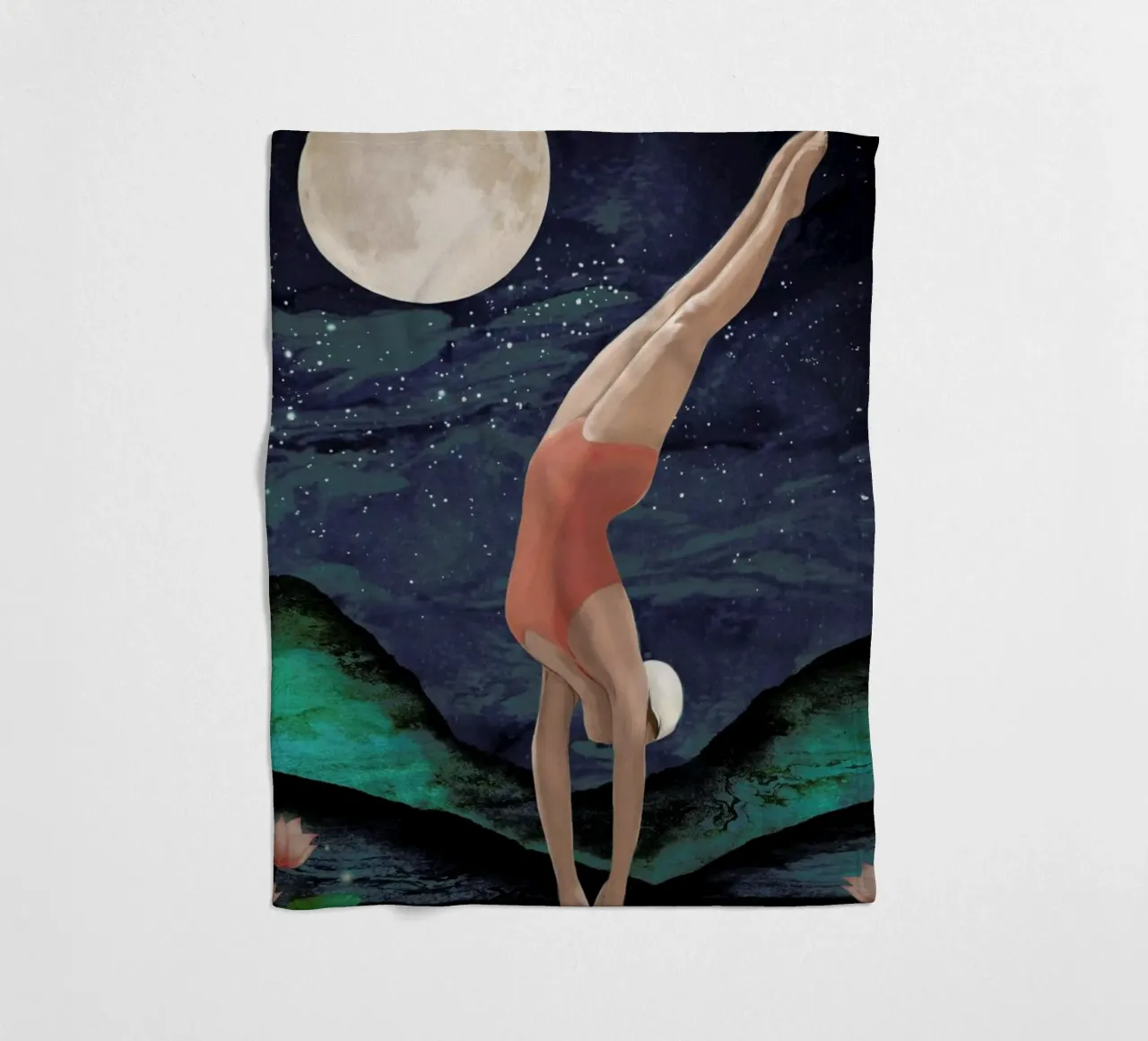 Dive Fleecedecke von Laura Graves