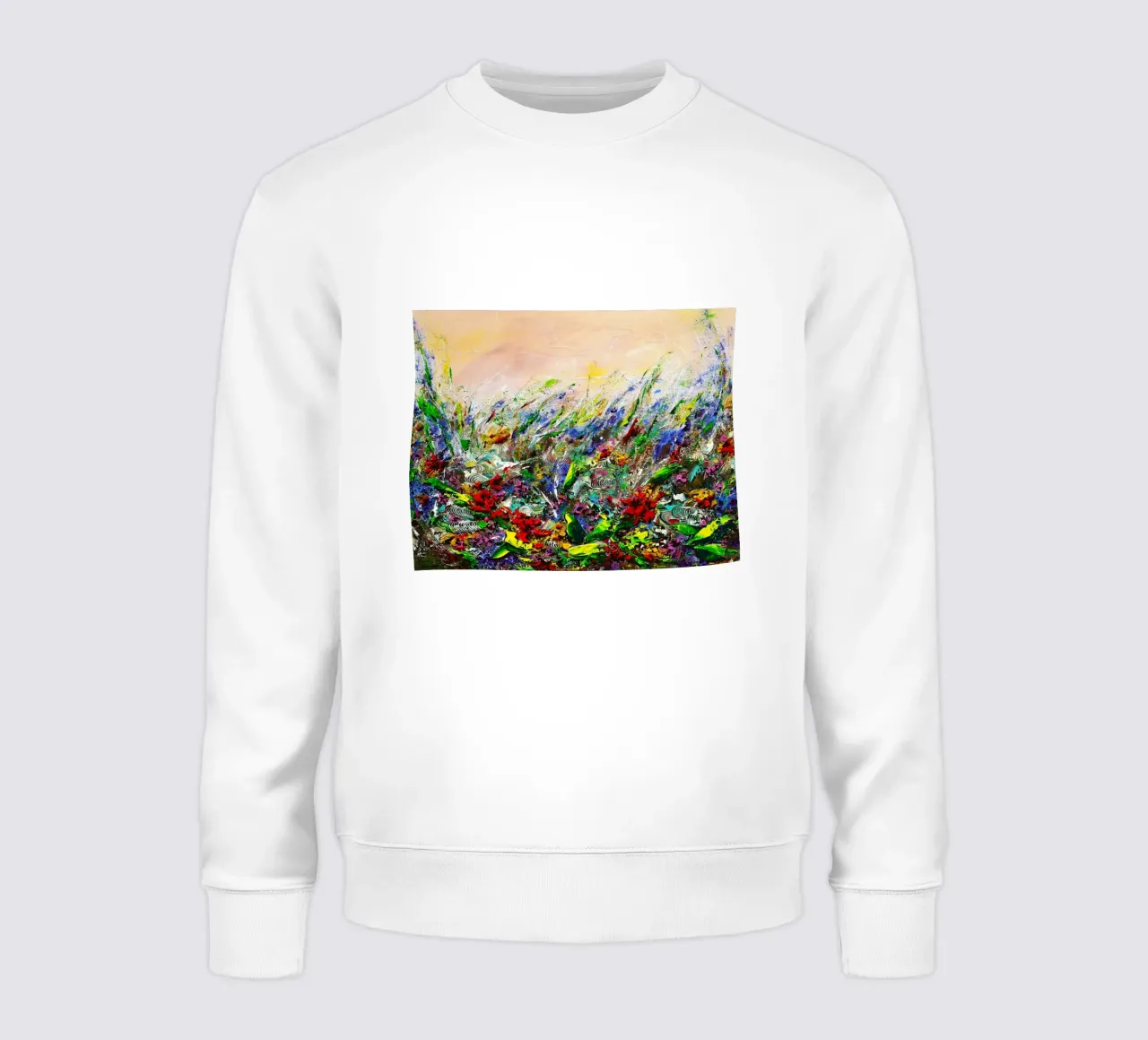 ENCHANTED GARDEN felpa da Thierry Vobmann Abstract painting