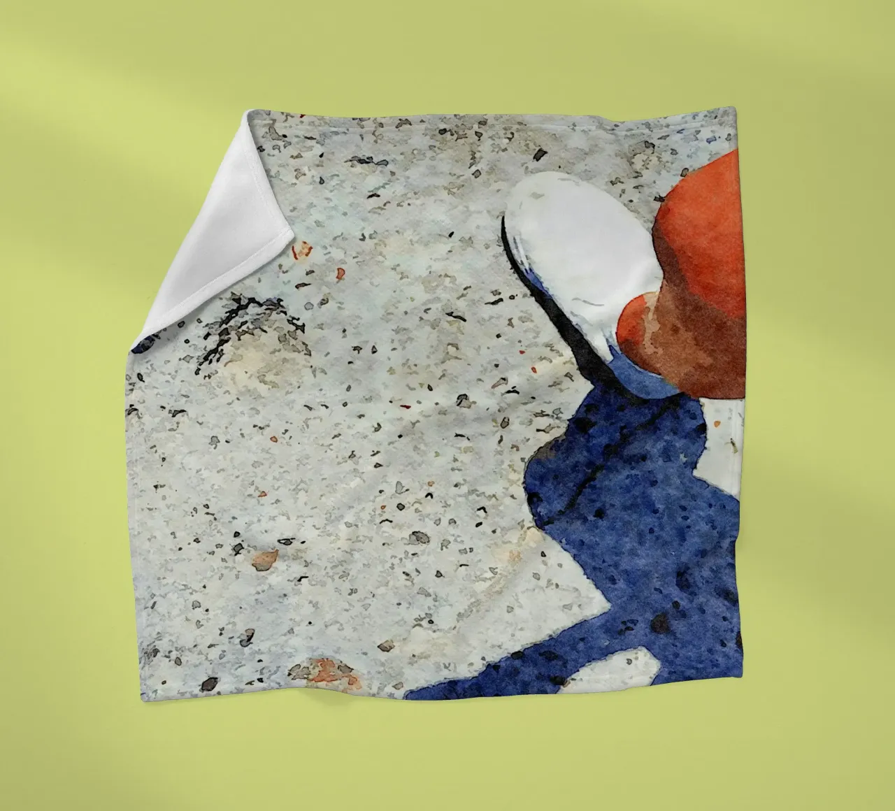 Impronte coperta in pile da Massimo Frascogna