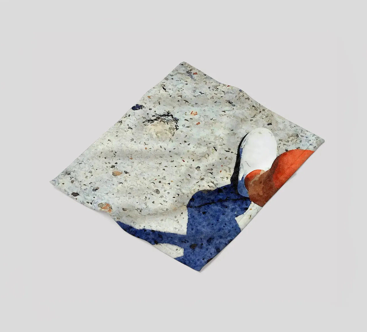 Impronte coperta in pile da Massimo Frascogna