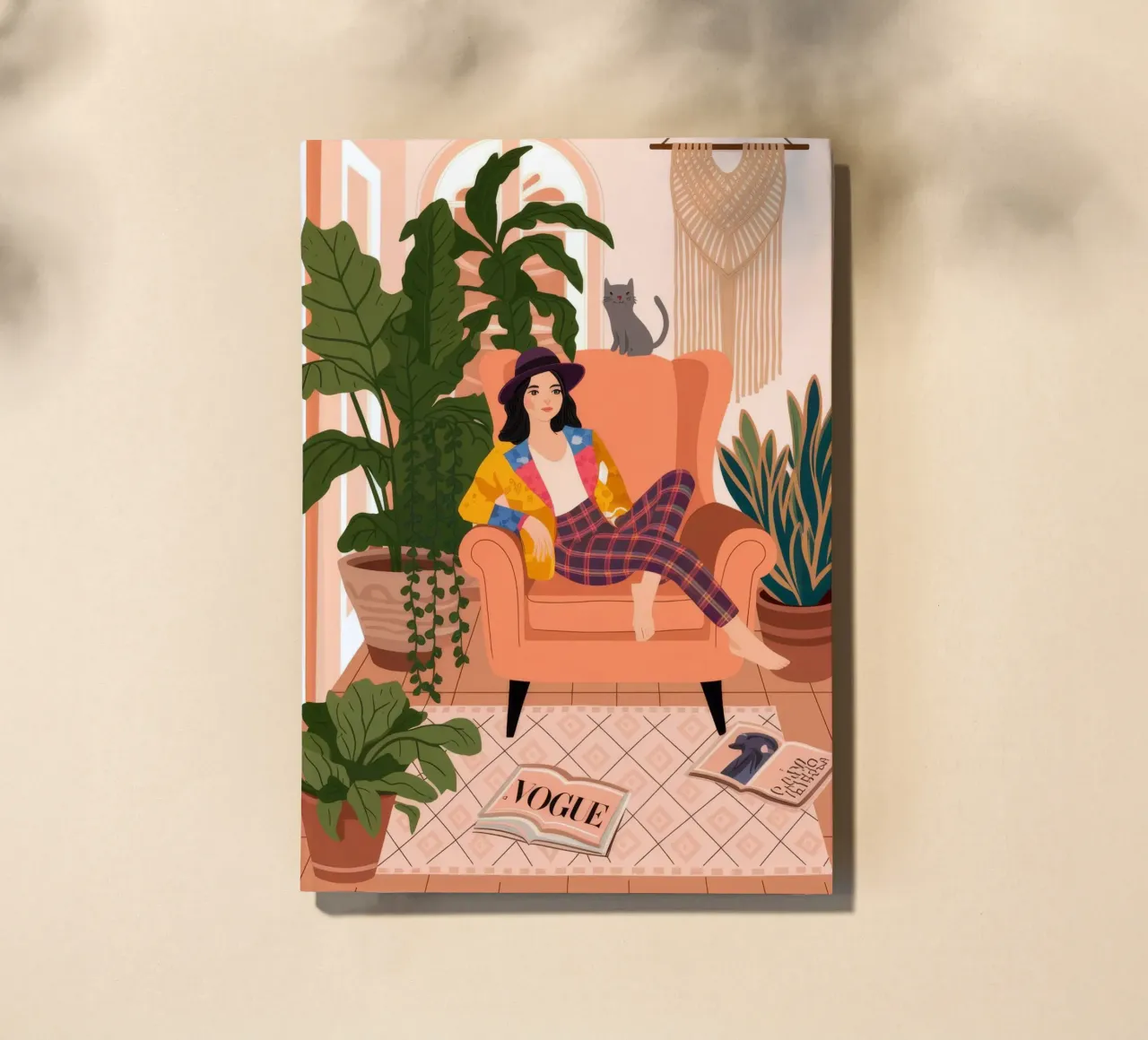 Relaxed Plant Sanctuary notebook by Fine Sanctuary