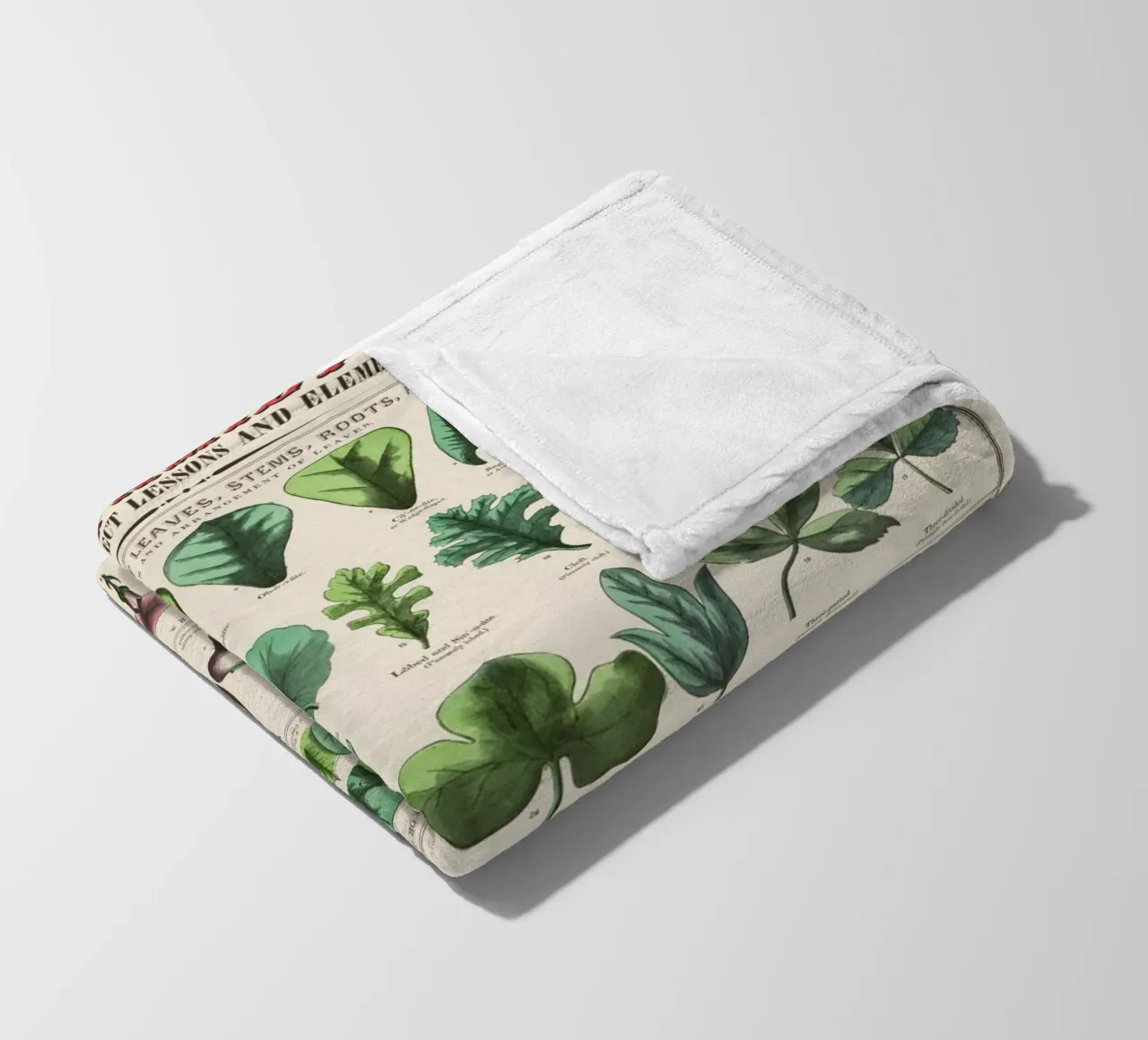 Poster botanico di piante coperta in pile da 🎁 ARTVI-SHOP