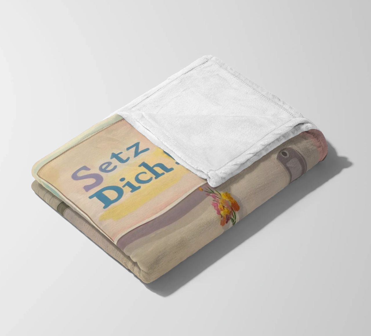 WC, sedersi Slogan coperta in pile da Carinaprint