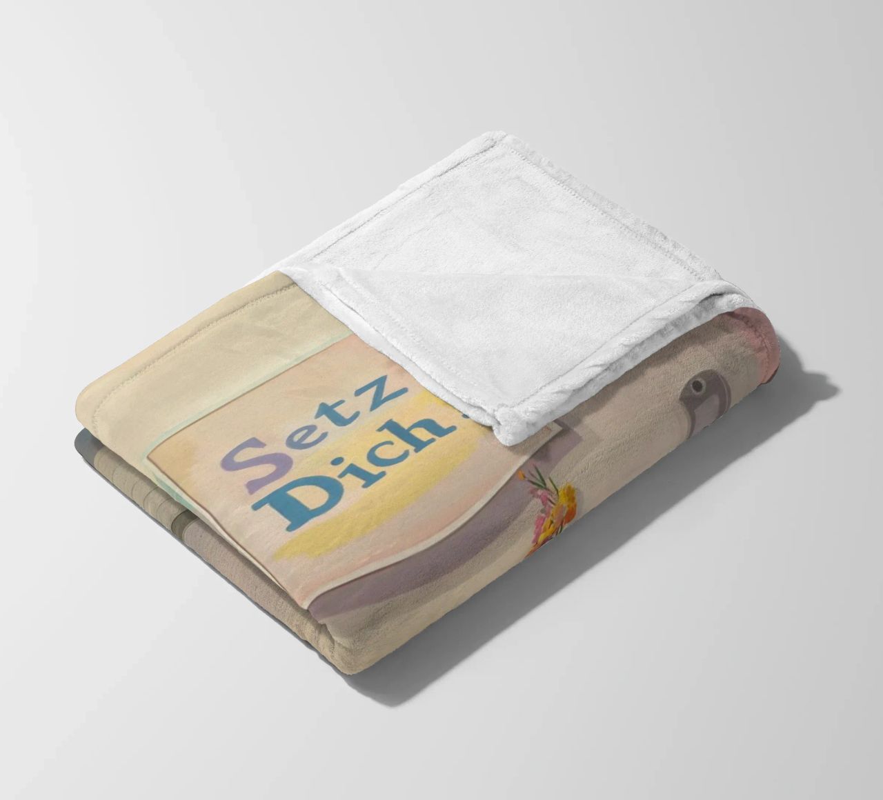 WC, sedersi Slogan coperta in pile da Carinaprint