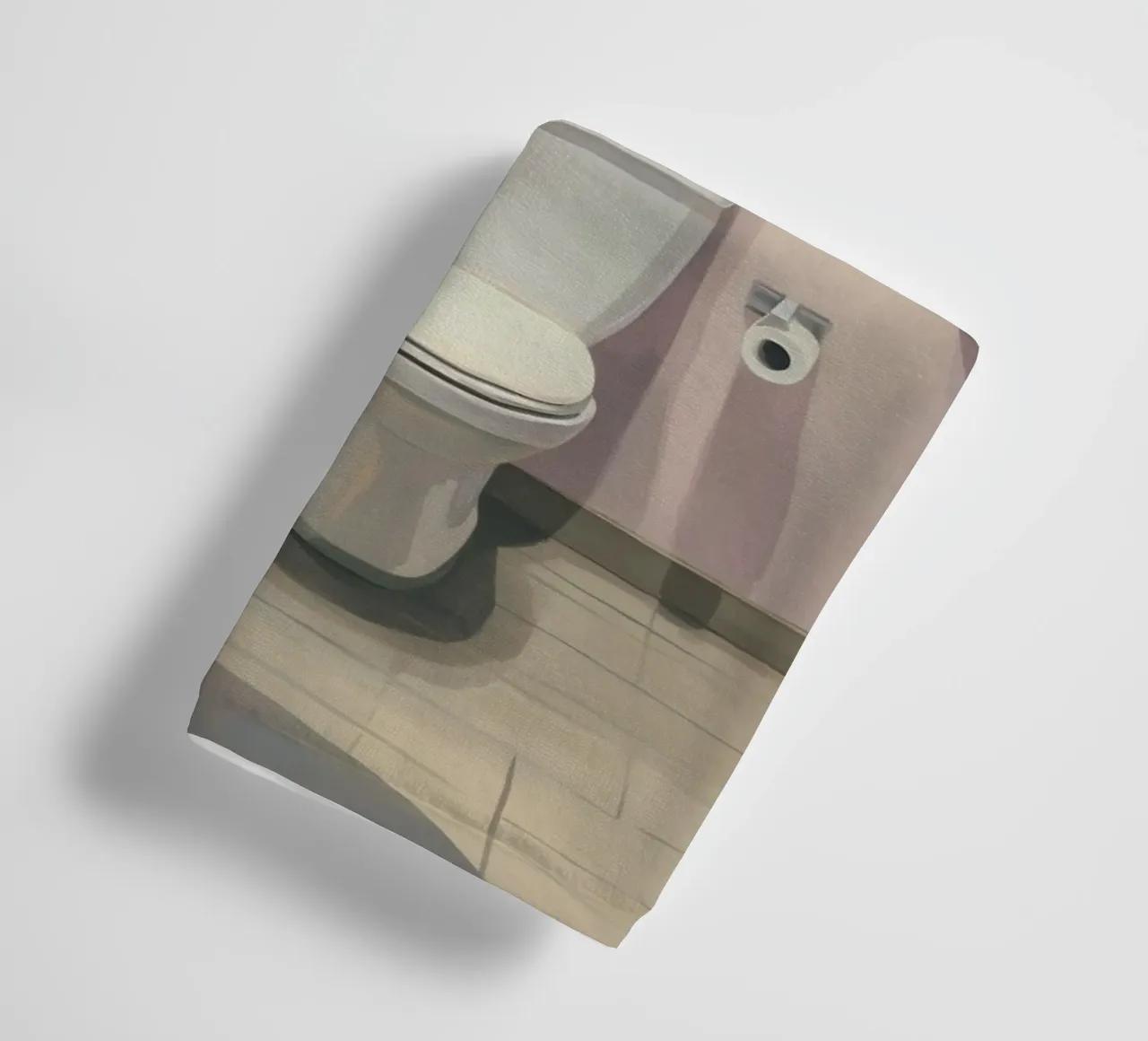 WC, sit down Slogan towel by Carinaprint