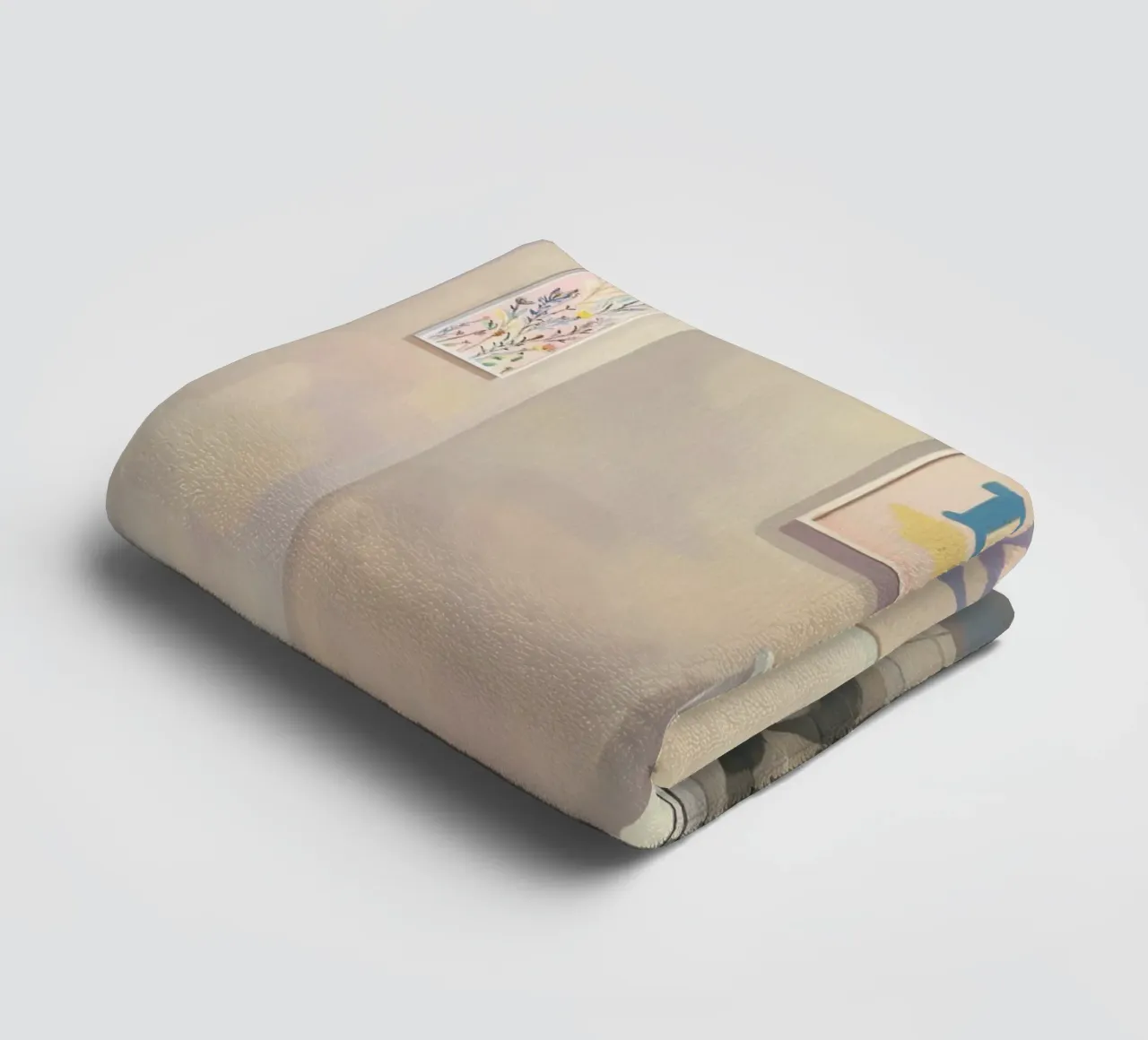 WC, sit down Slogan towel by Carinaprint