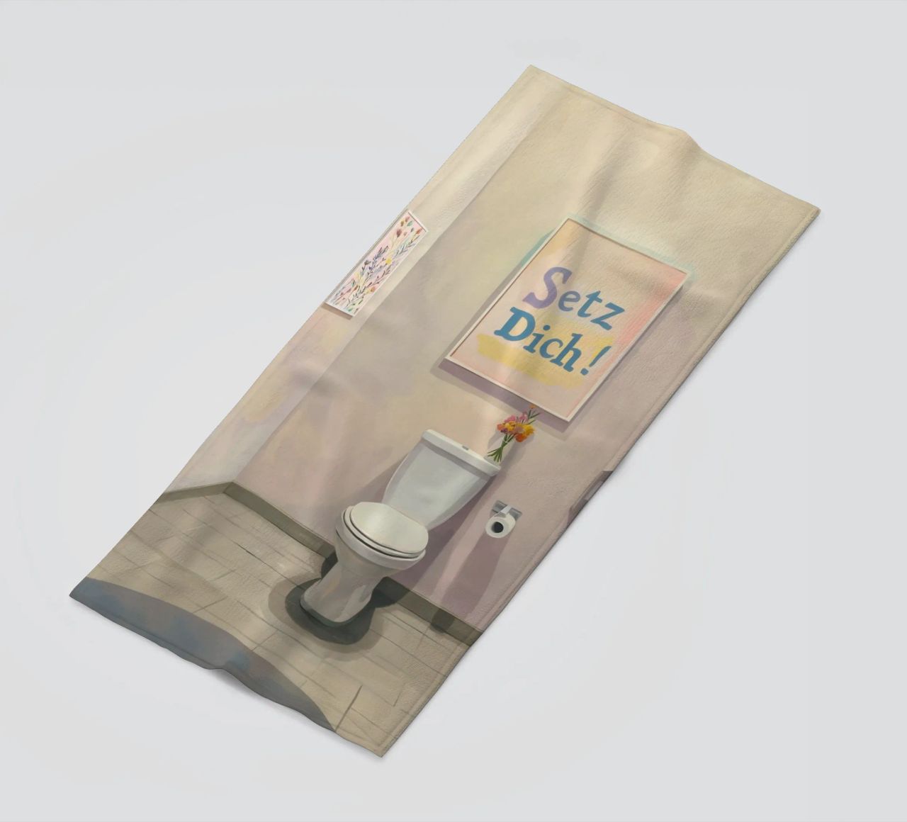 WC, sedersi Slogan telo mare da Carinaprint