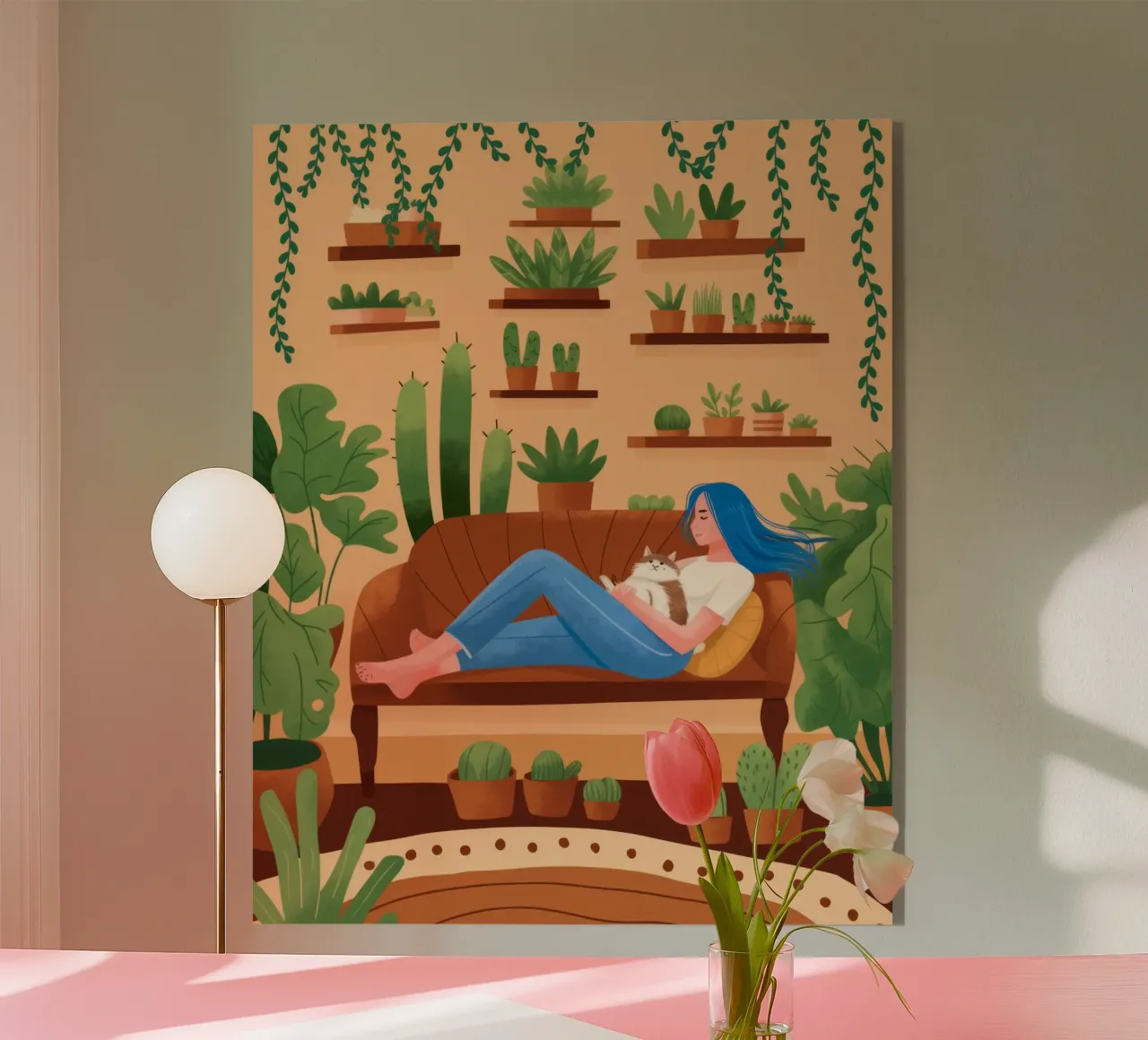 Ritiro verde e tranquillo plexiglass da Fine Sanctuary