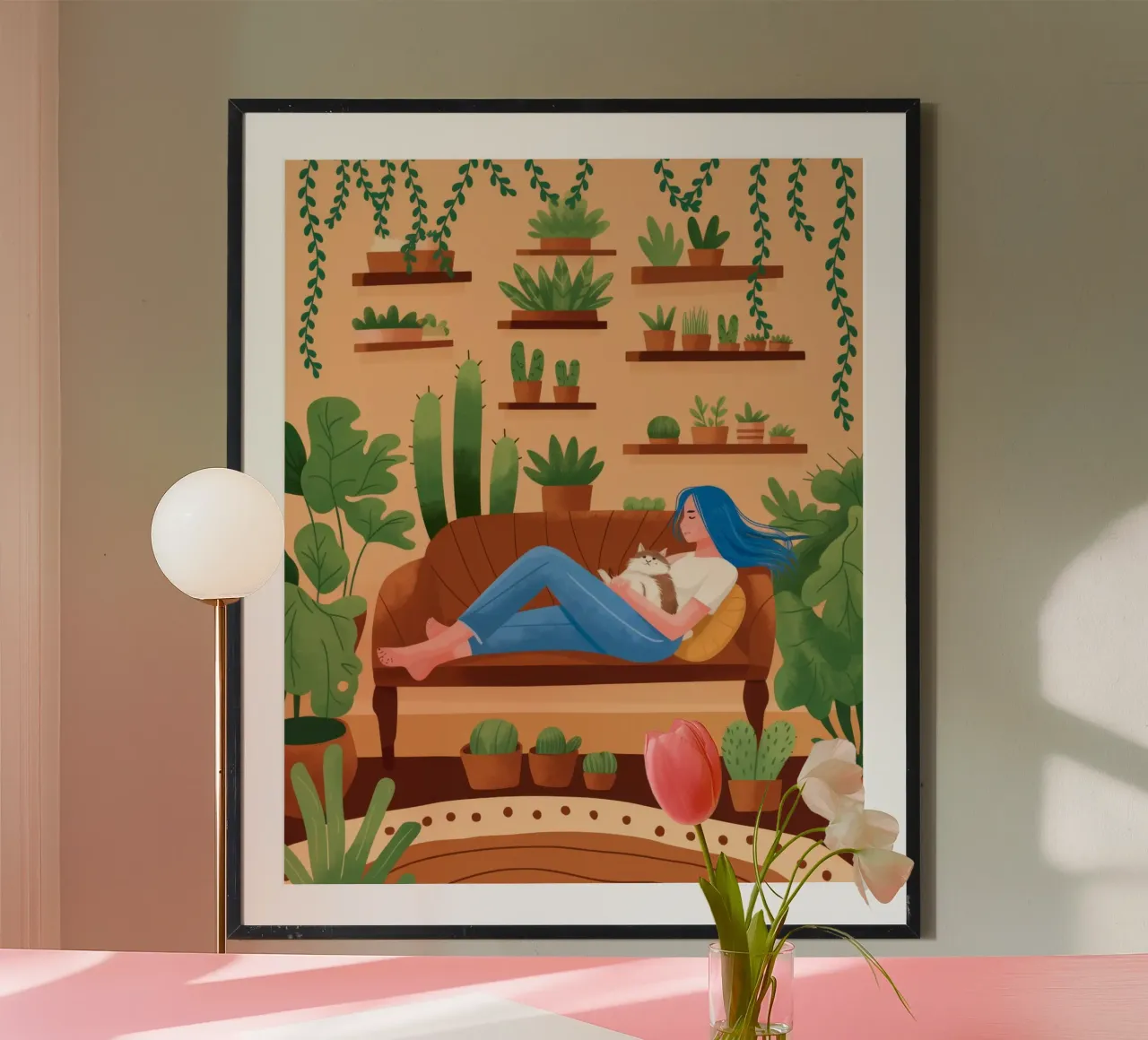 Ritiro verde e tranquillo poster da Fine Sanctuary