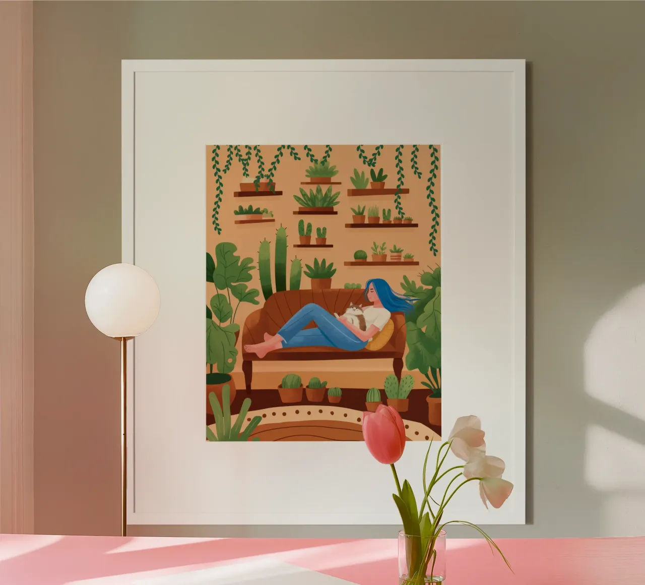 Ritiro verde e tranquillo poster da Fine Sanctuary