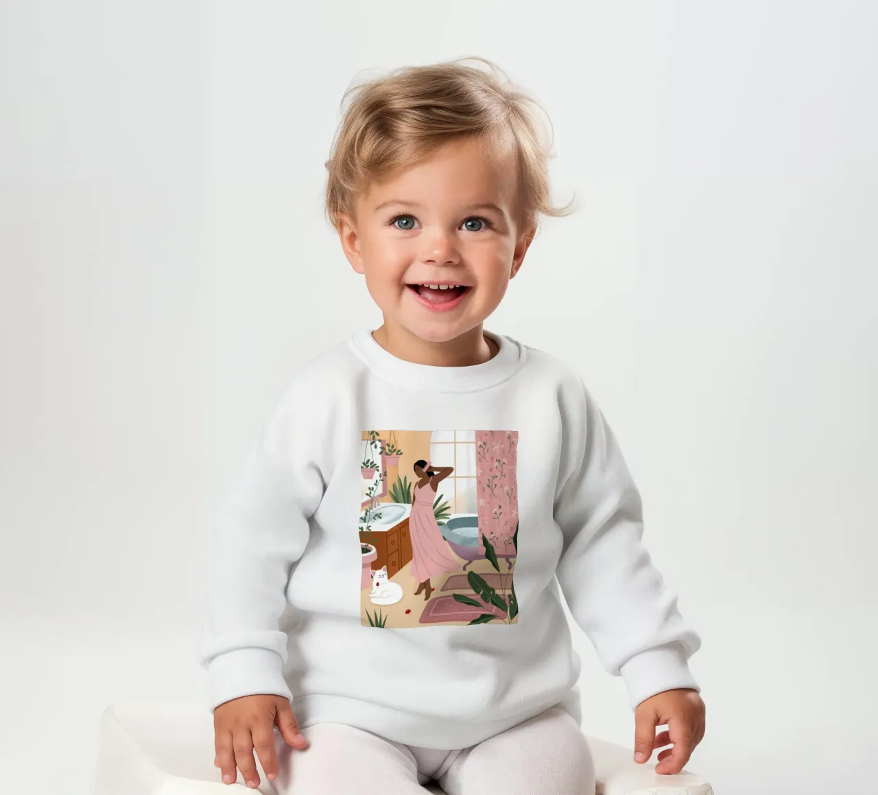 Elegante routine mattutina felpa neonato da Fine Sanctuary