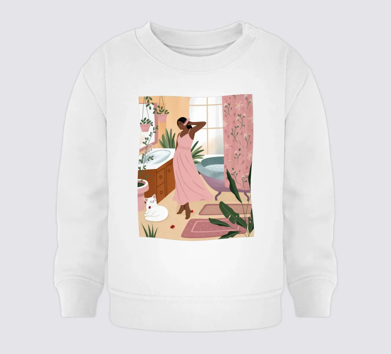 Elegante routine mattutina felpa neonato da Fine Sanctuary