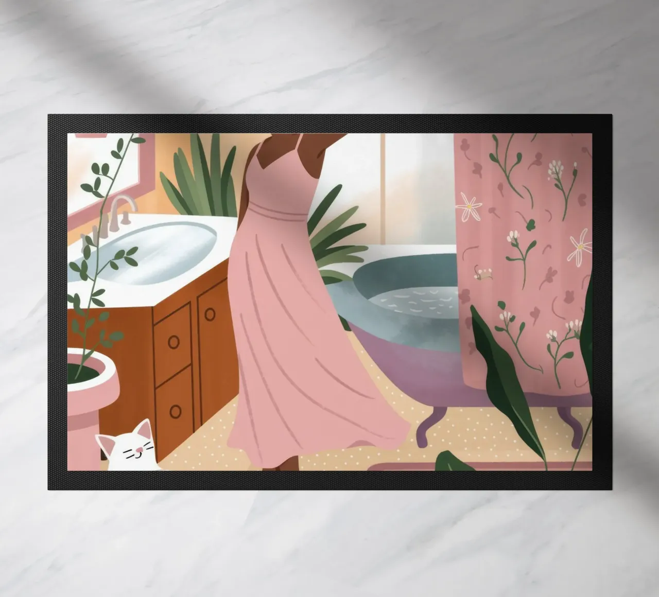 Elegante routine mattutina zerbino da Fine Sanctuary