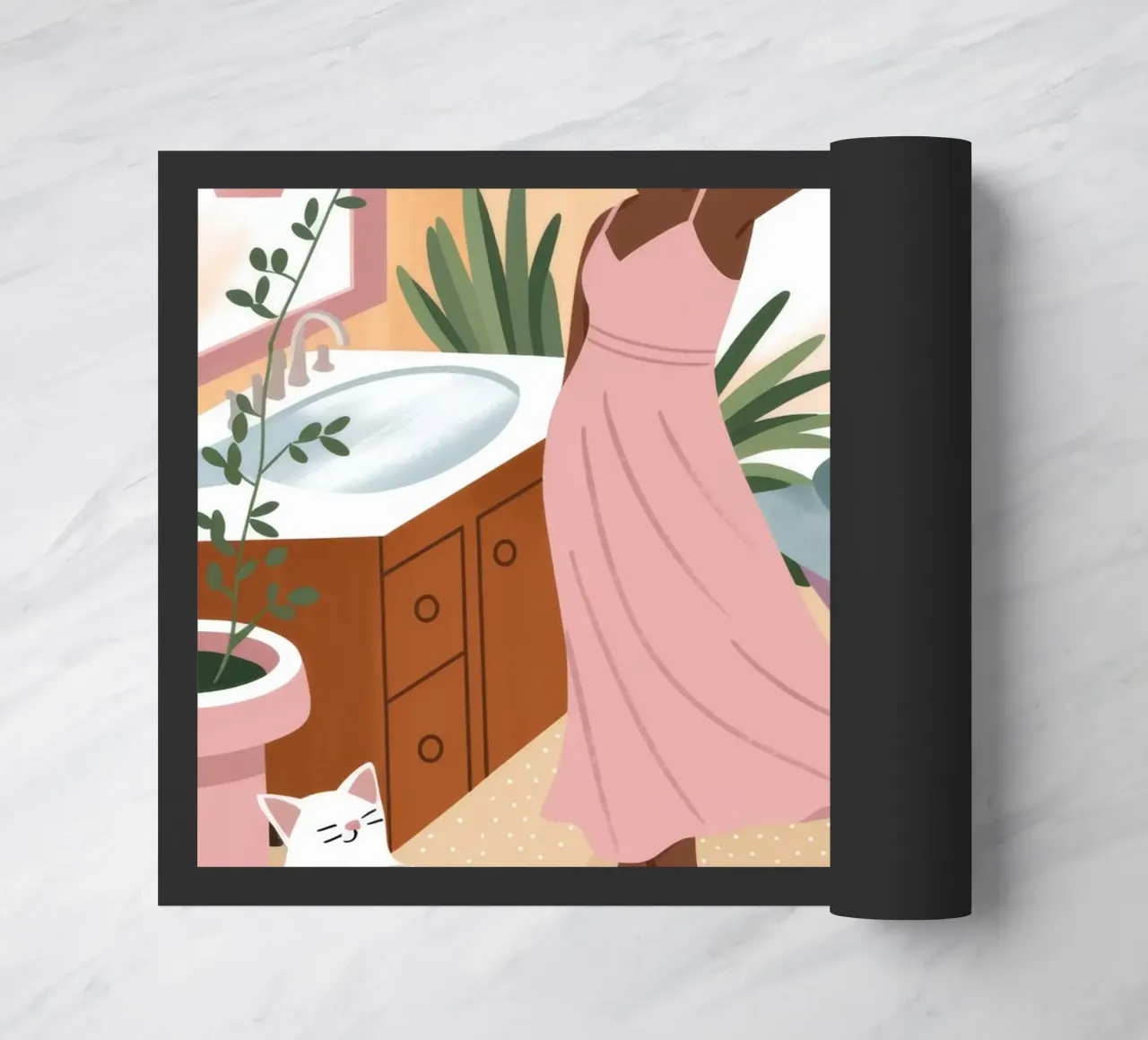 Elegante routine mattutina zerbino da Fine Sanctuary