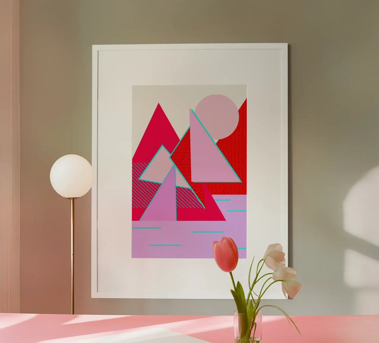Hello Mountains Laderas en flor poster de SilverPegasus