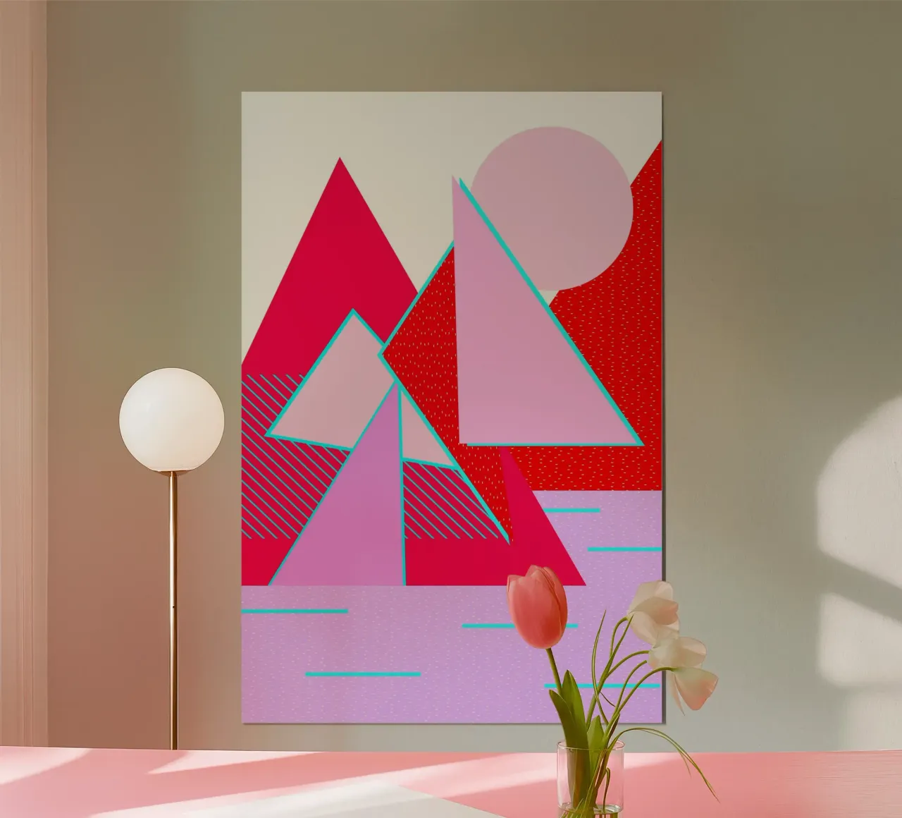 Hello Mountains Laderas en flor poster de SilverPegasus