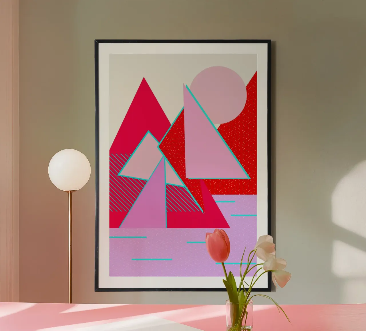 Hello Mountains Laderas en flor poster de SilverPegasus