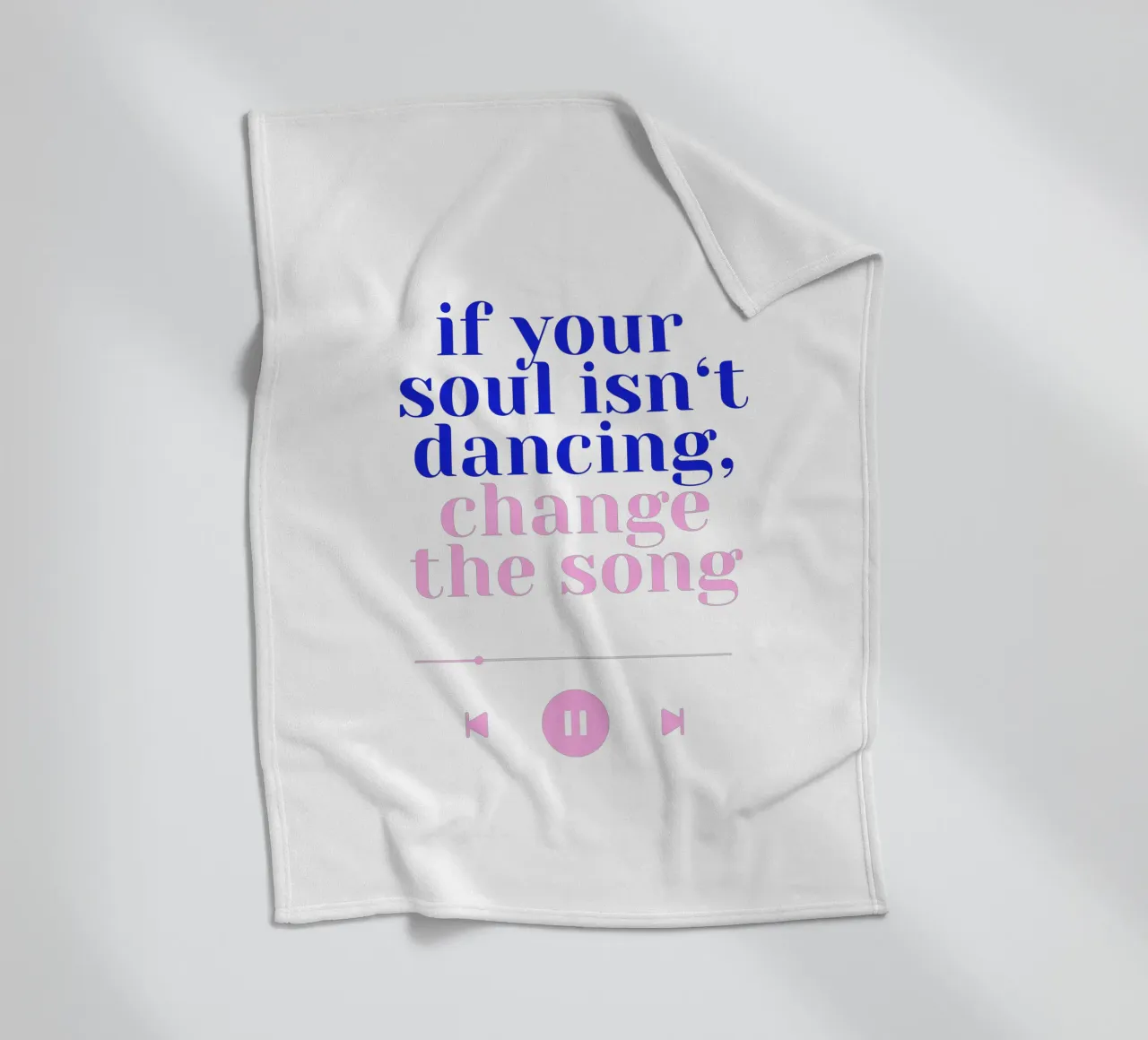 If your soul isn't dancing, change the song II coperta in pile da Bureau Purpur